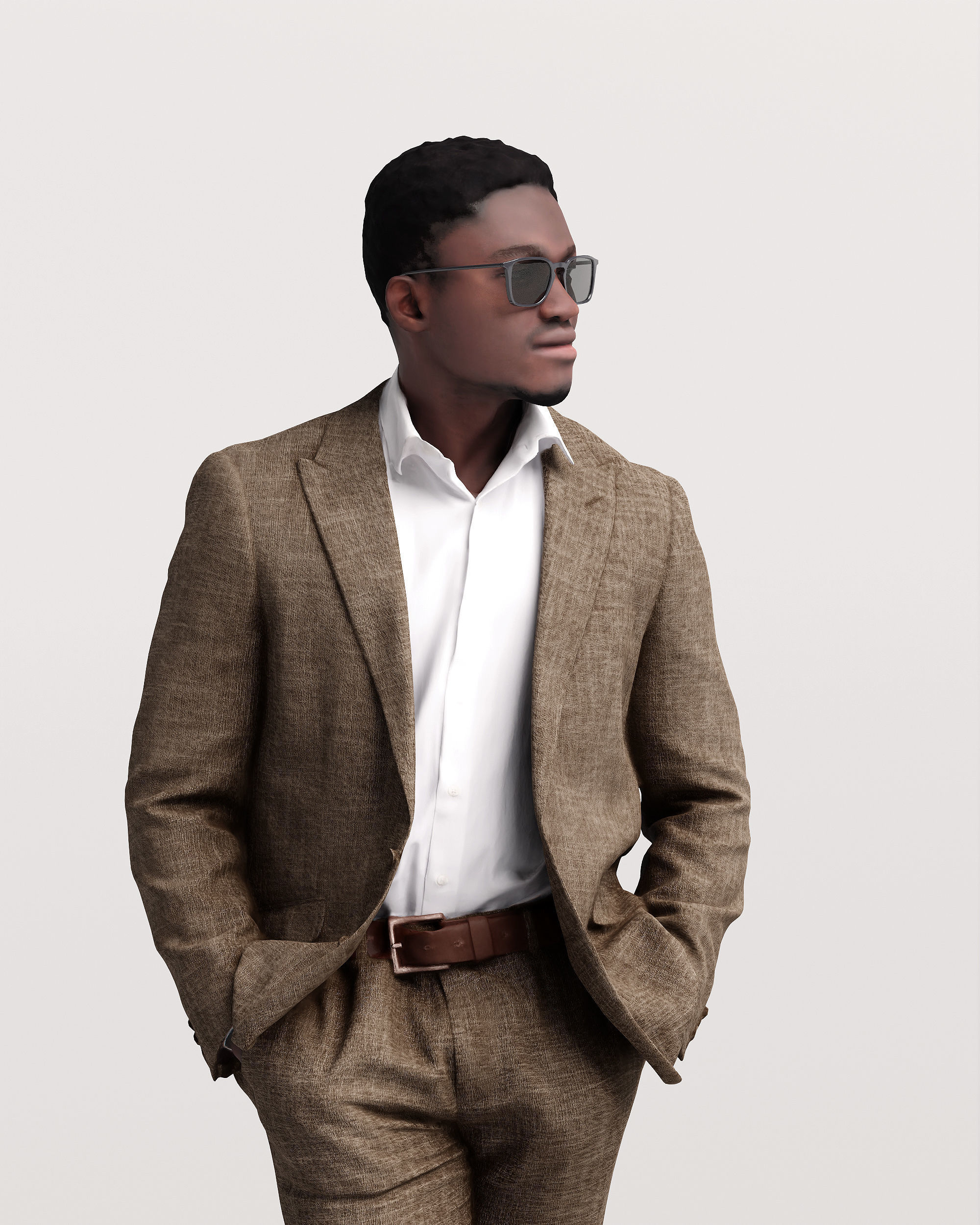 Humano Man opening car 2011-7 3D model_7