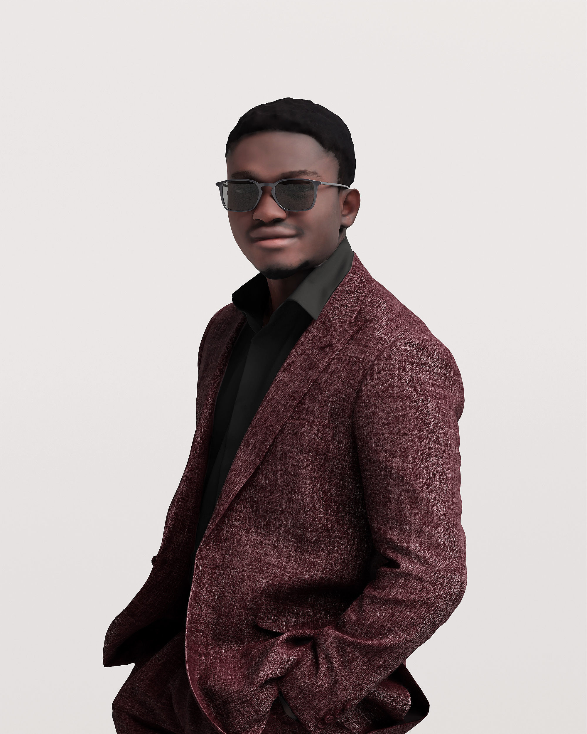 Humano Man opening car 2011-7 3D model_17