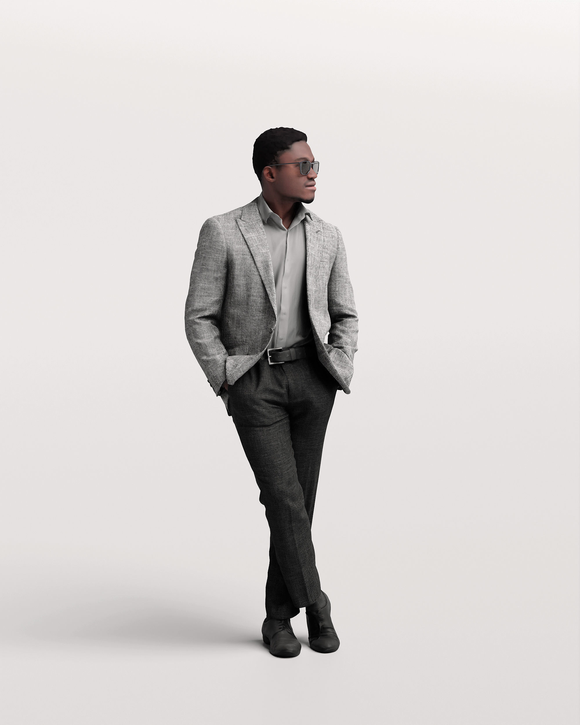 Humano Man opening car 2011-7 3D model_10