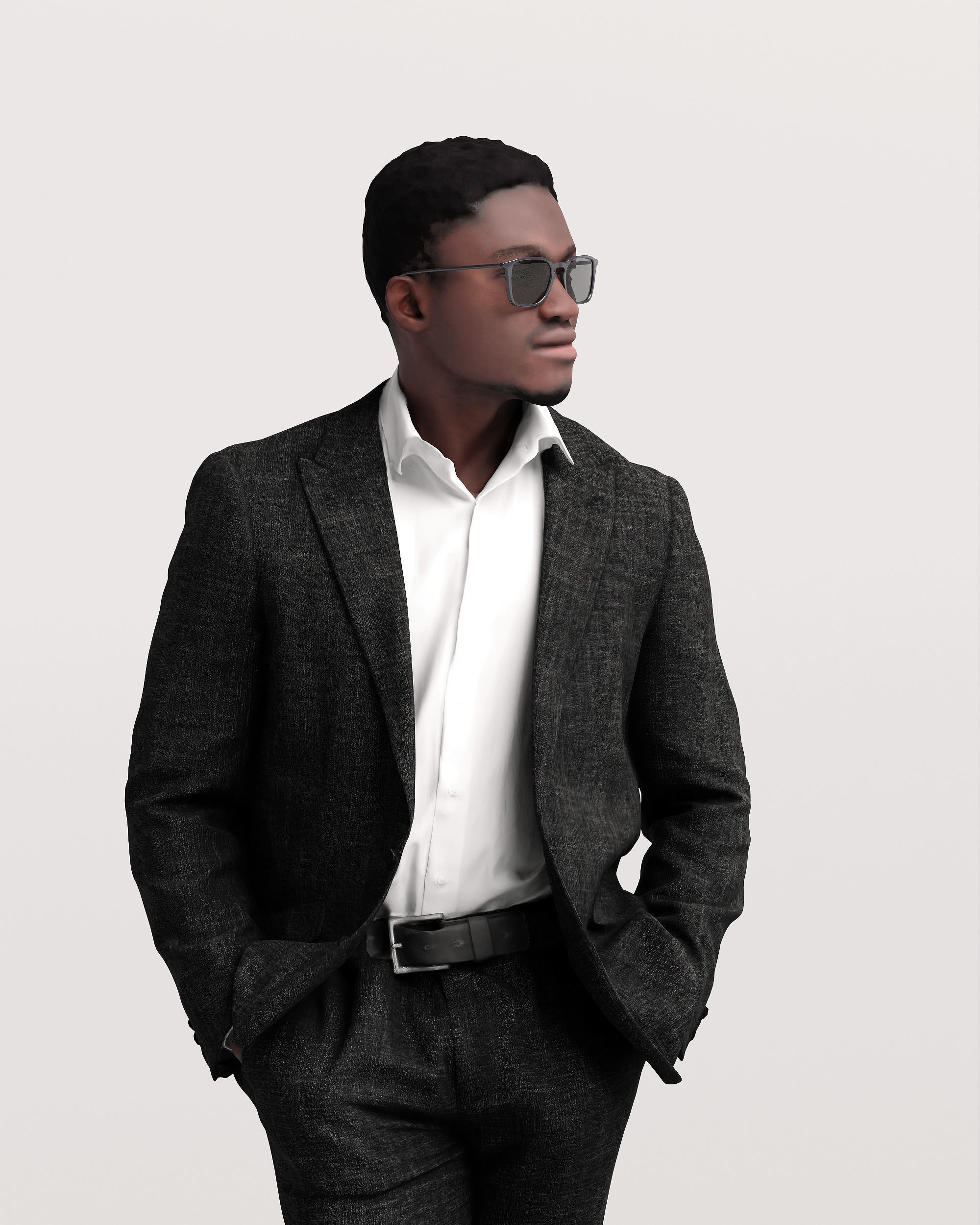 Humano Man opening car 2011-7 3D model_20