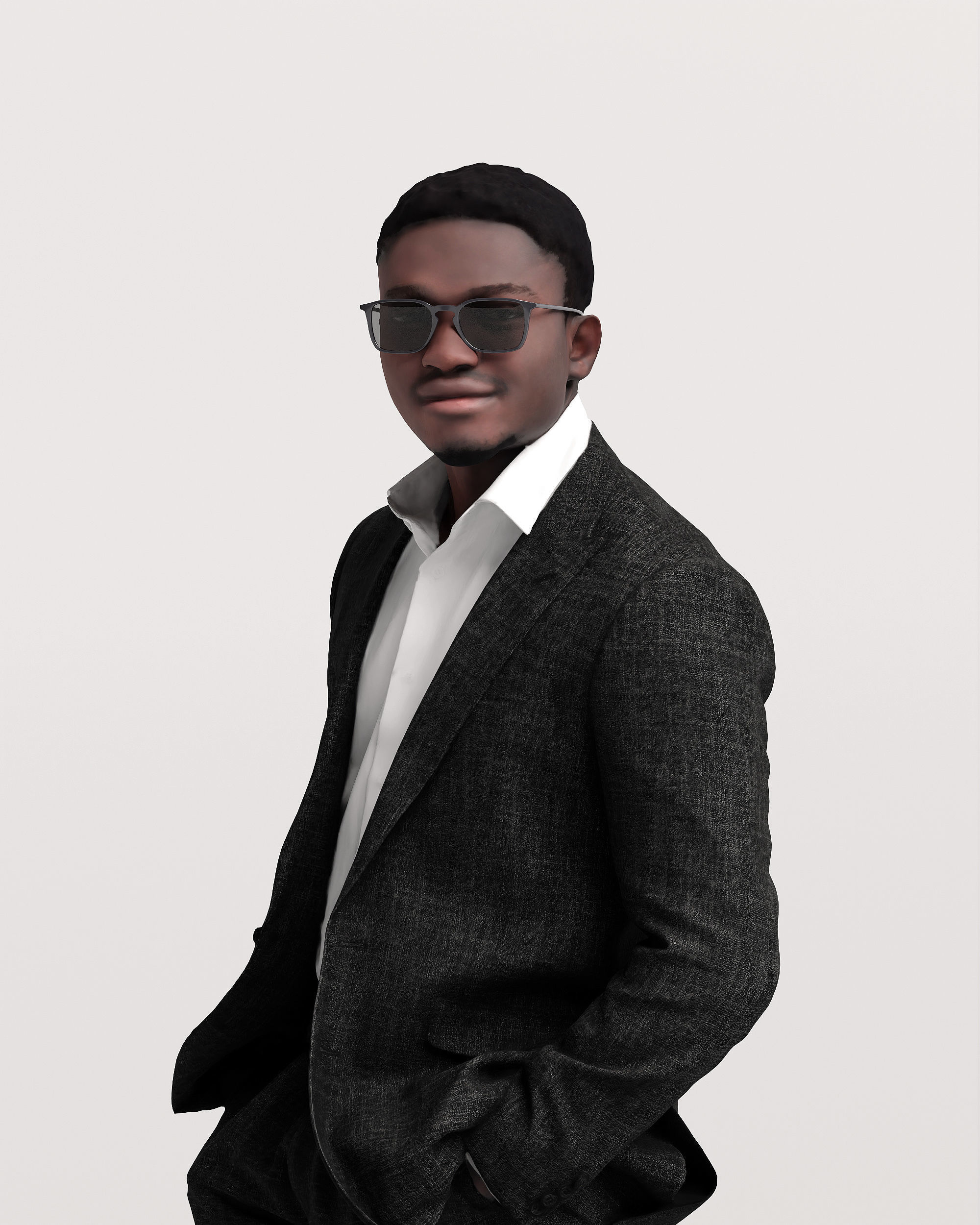 Humano Man opening car 2011-7 3D model_21