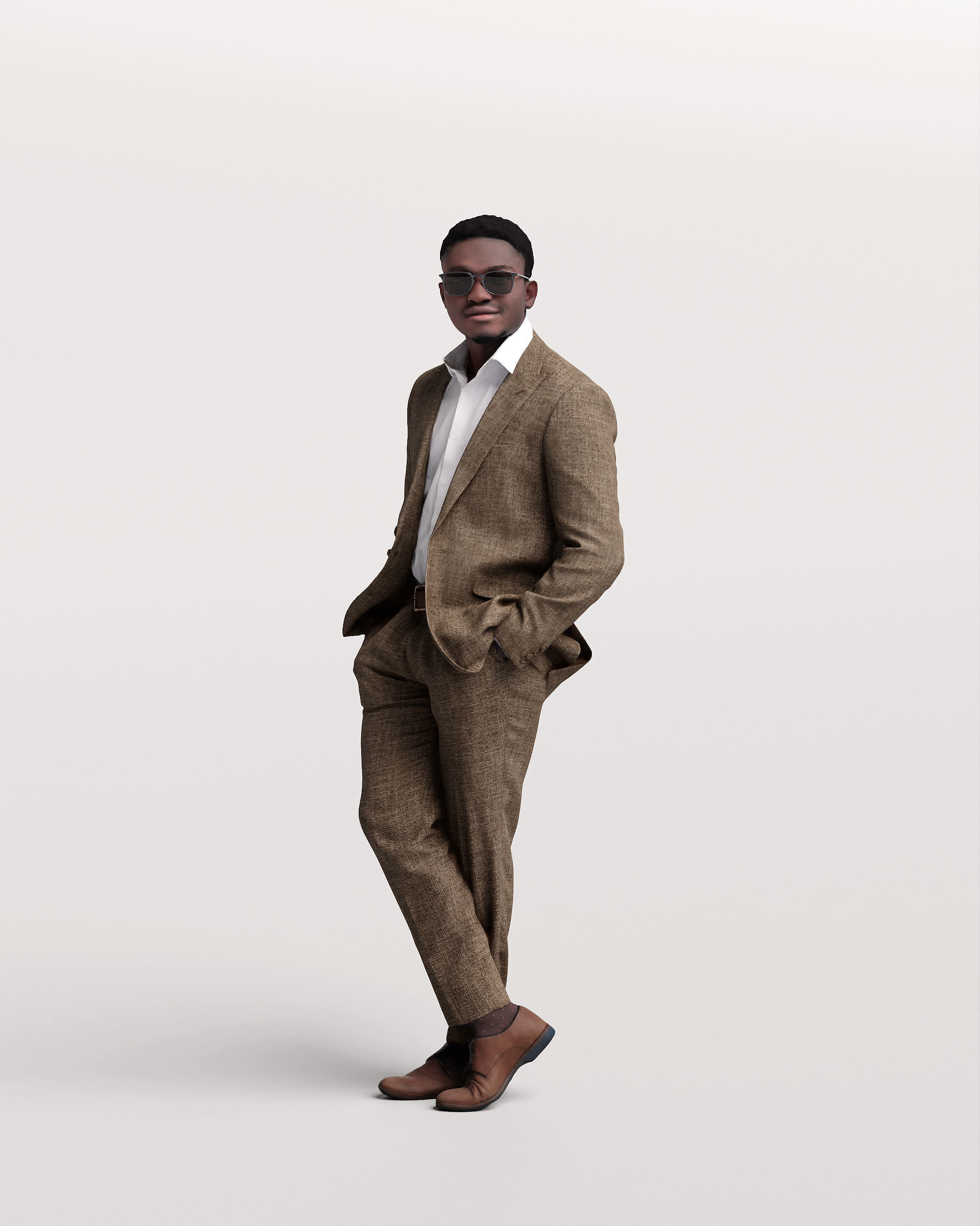 Humano Man opening car 2011-7 3D model_6