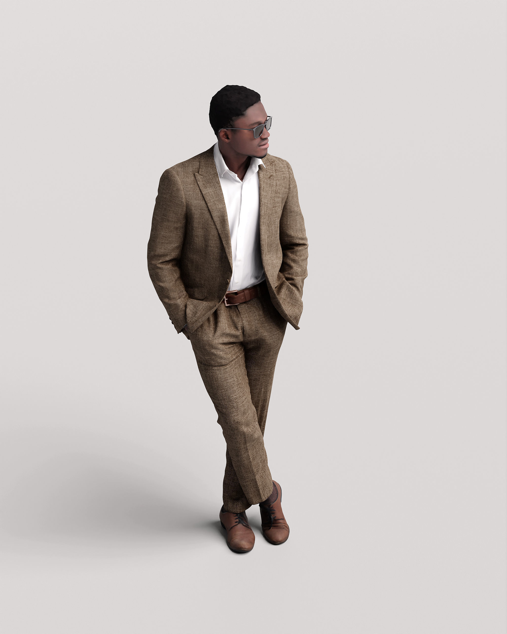 Humano Man opening car 2011-7 3D model_9