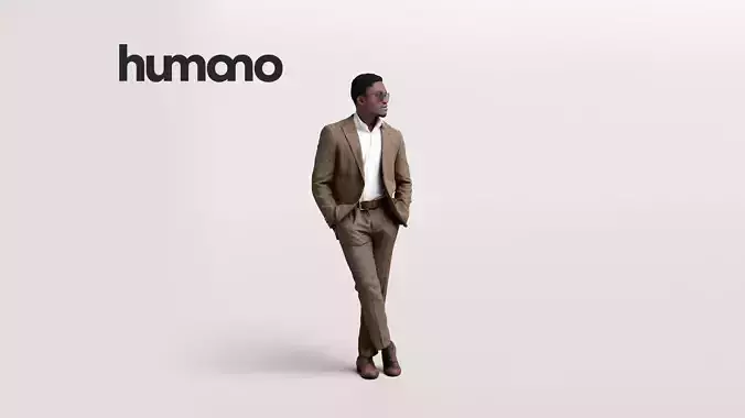 Humano Man opening car 2011-7 3D model