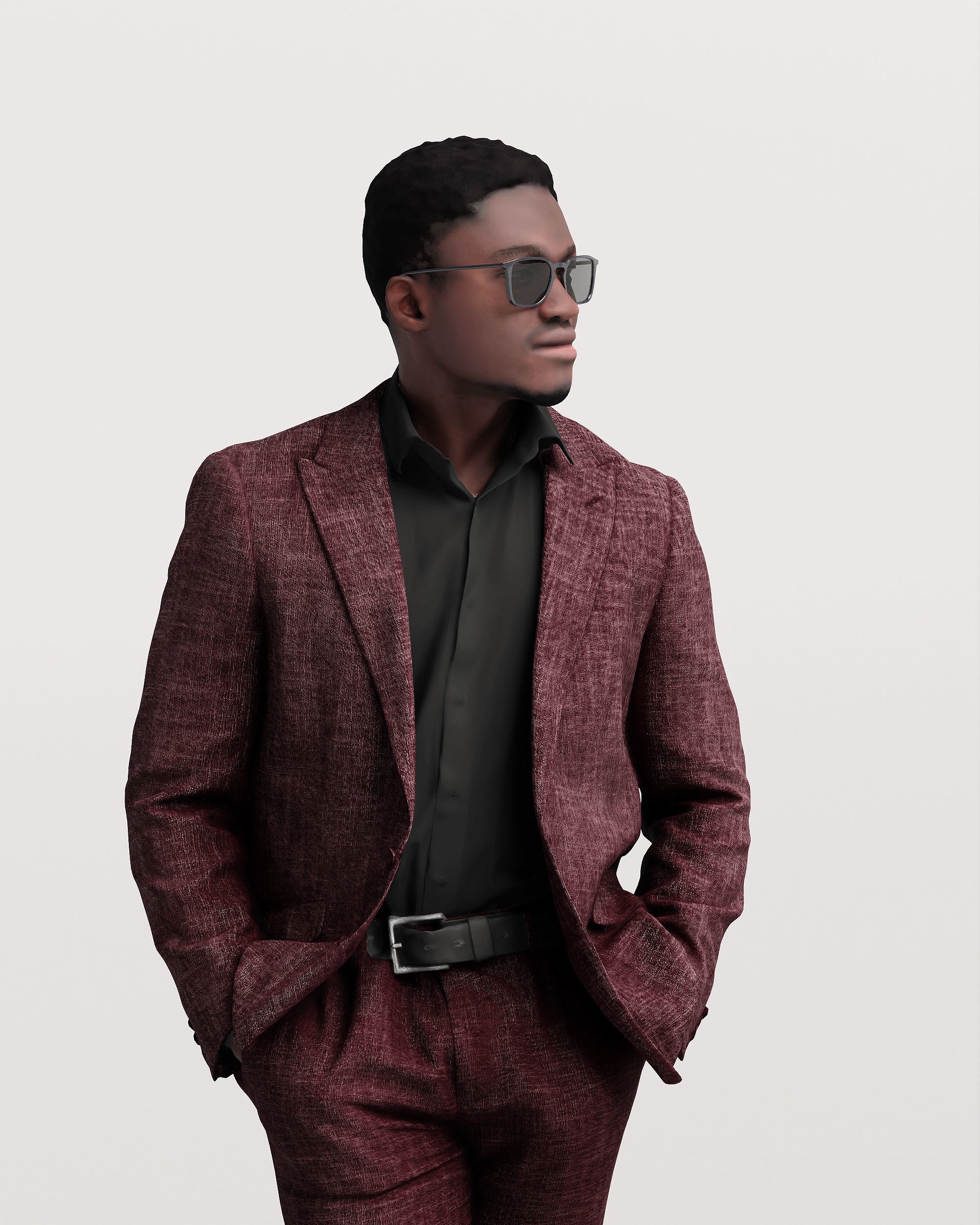 Humano Man opening car 2011-7 3D model_16