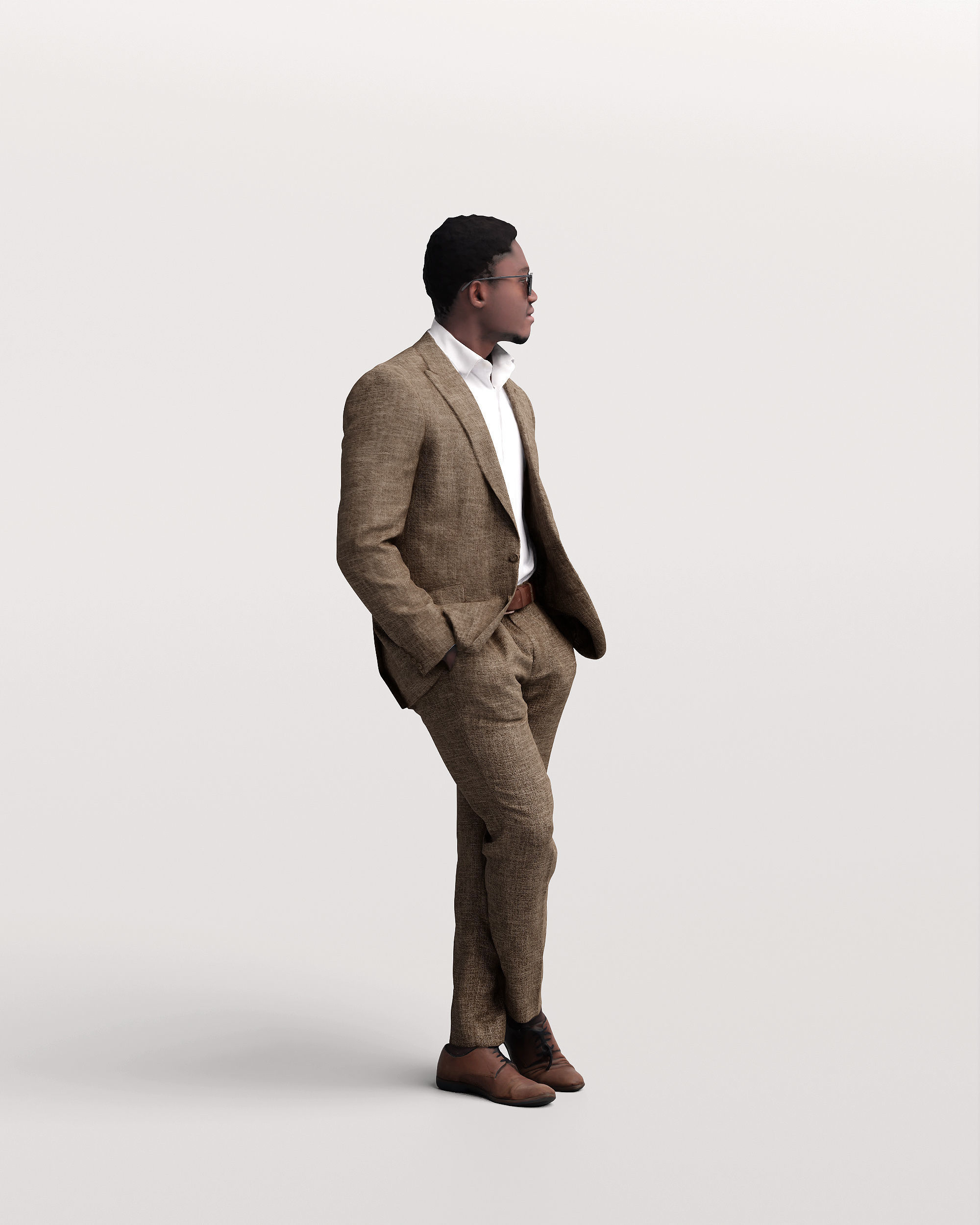 Humano Man opening car 2011-7 3D model_3