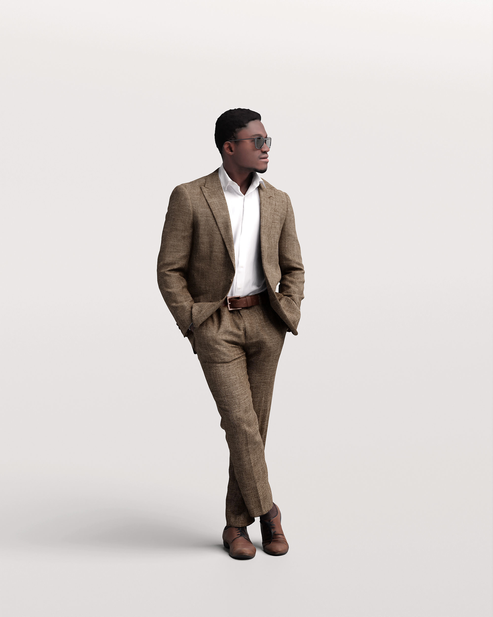 Humano Man opening car 2011-7 3D model_2