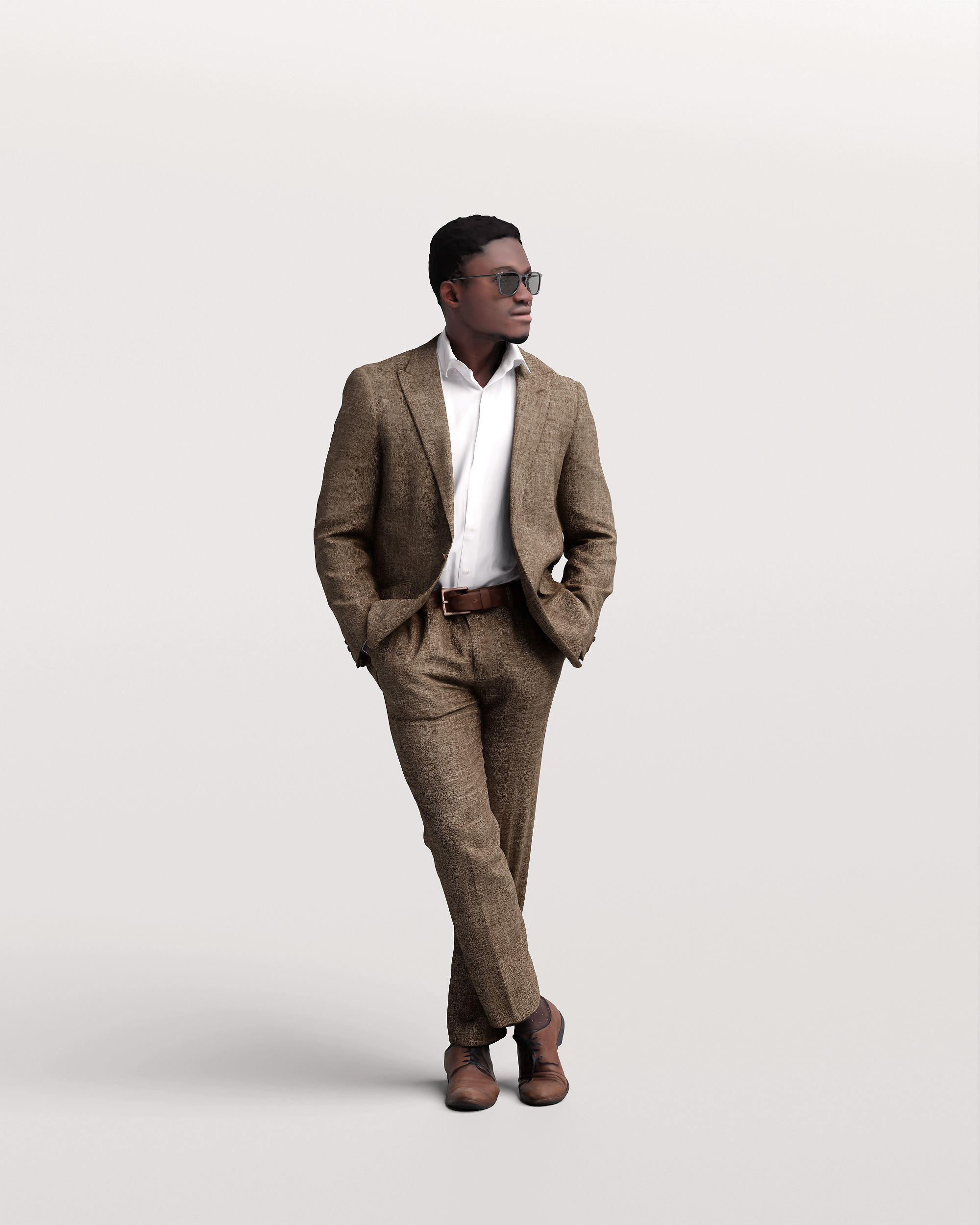 Humano Man opening car 2011-7 3D model_4