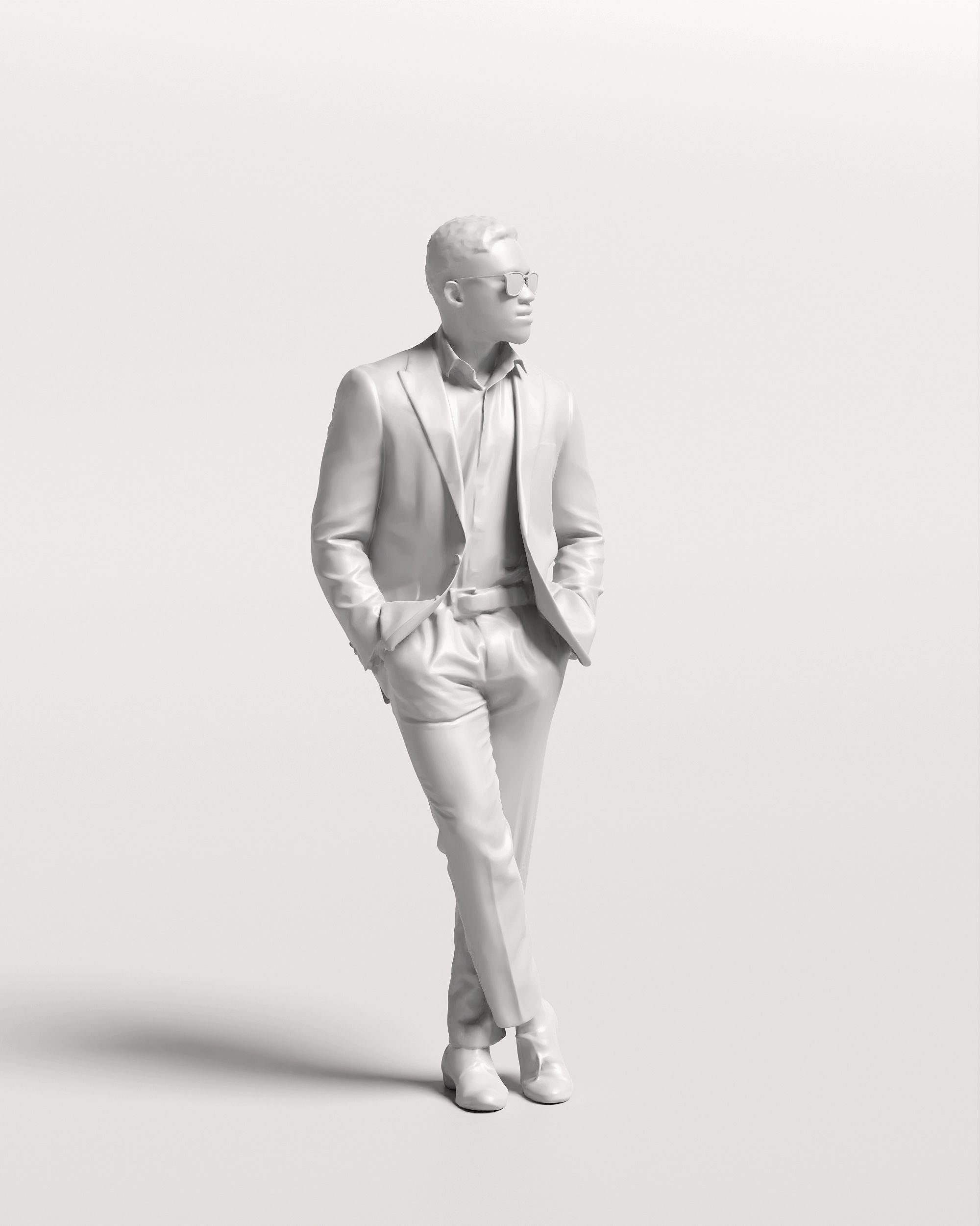 Humano Man opening car 2011-7 3D model_22