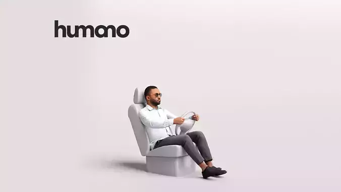 Humano Driving Man 2011-3 3D model