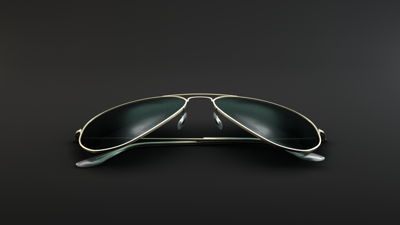 Ray-Ban Aviator 3D model_1