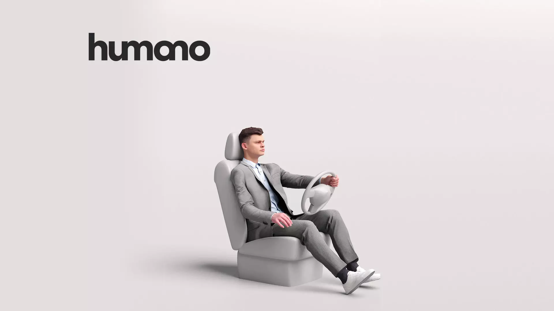 Humano Driving Man 2011-2 3D model_0