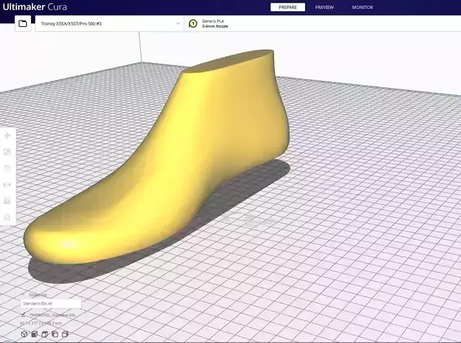 Shoes Lasts - Standard 3D print model 3D model