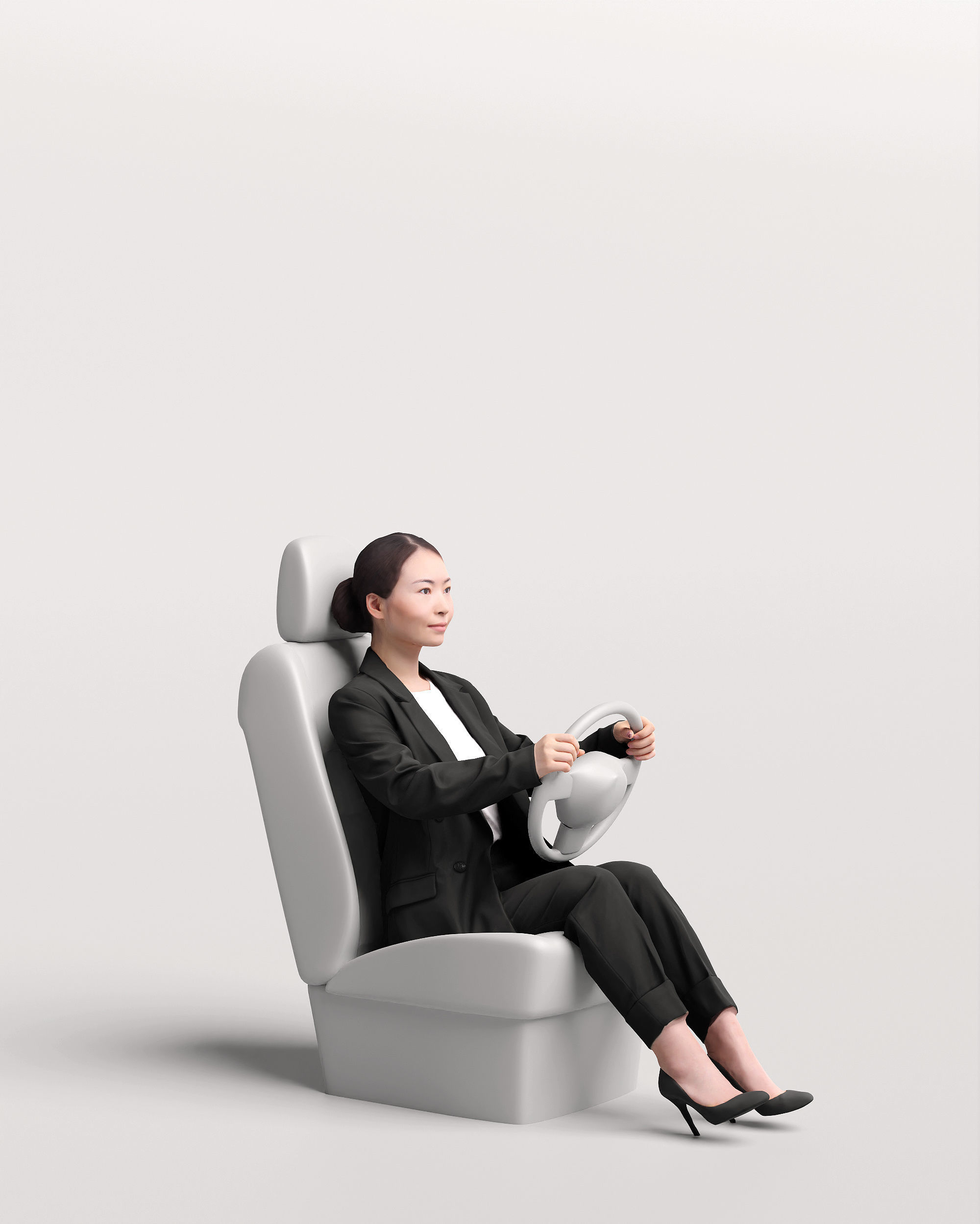 Humano Driving Woman 2011-5 3D model_21