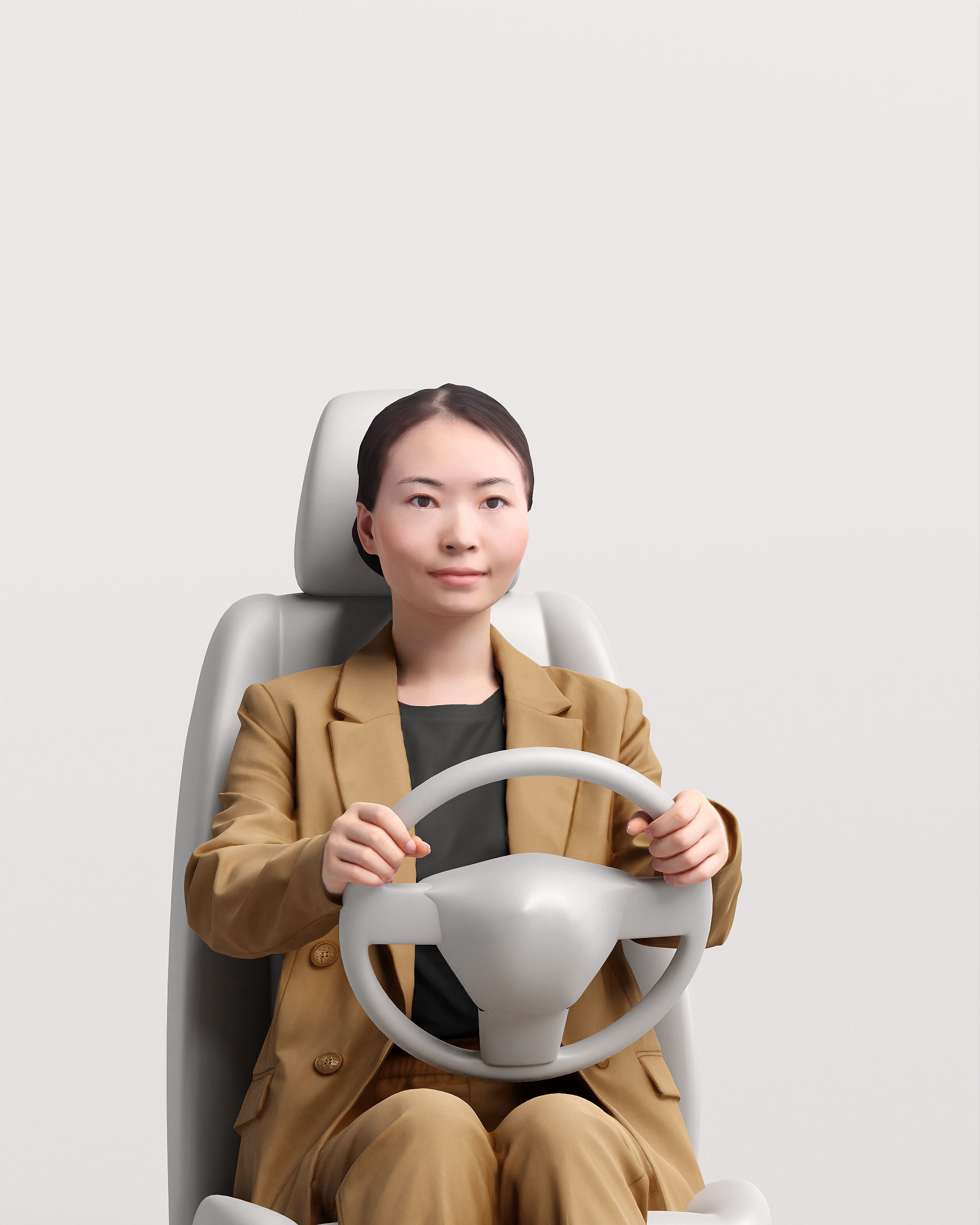 Humano Driving Woman 2011-5 3D model_18