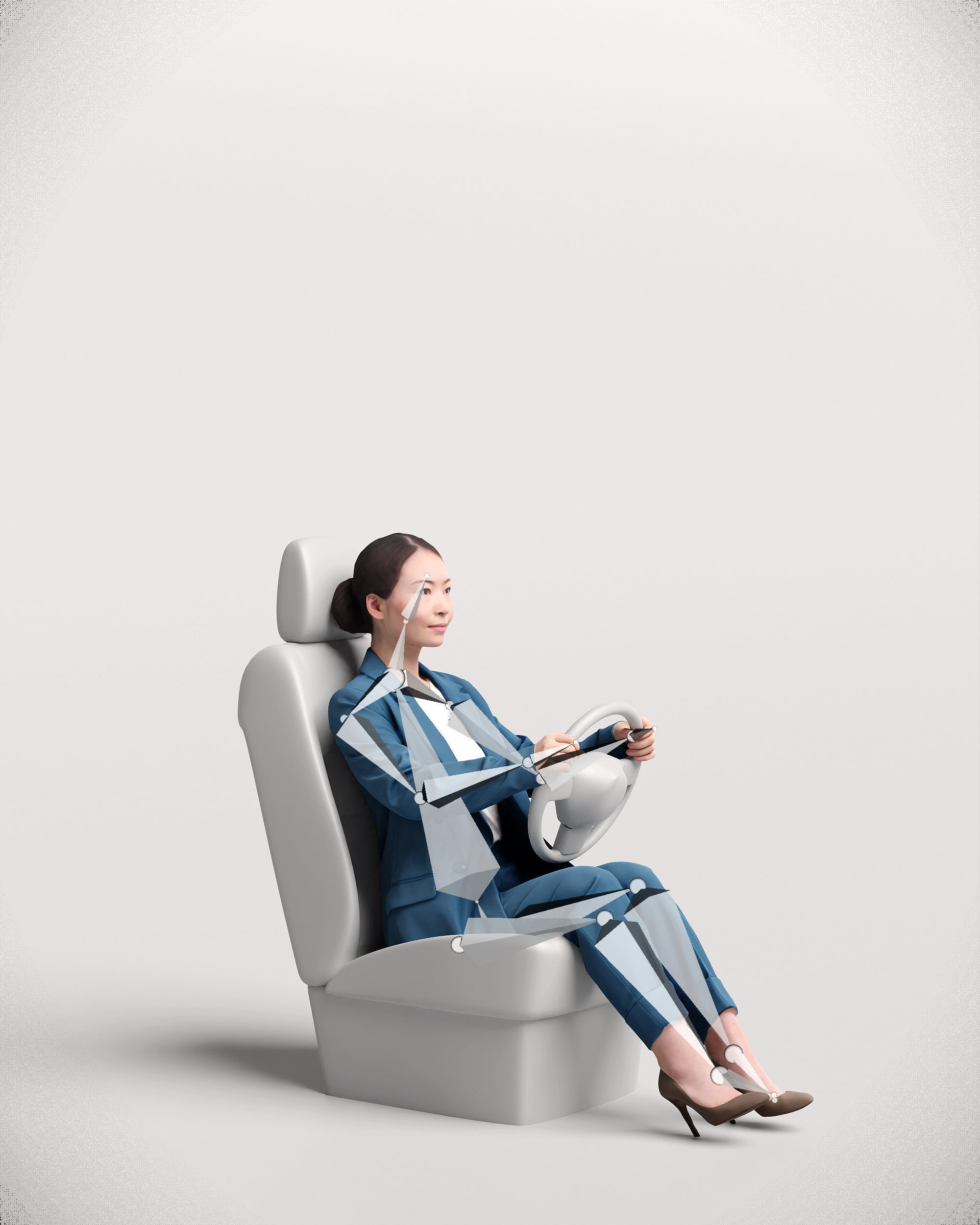 Humano Driving Woman 2011-5 3D model_3