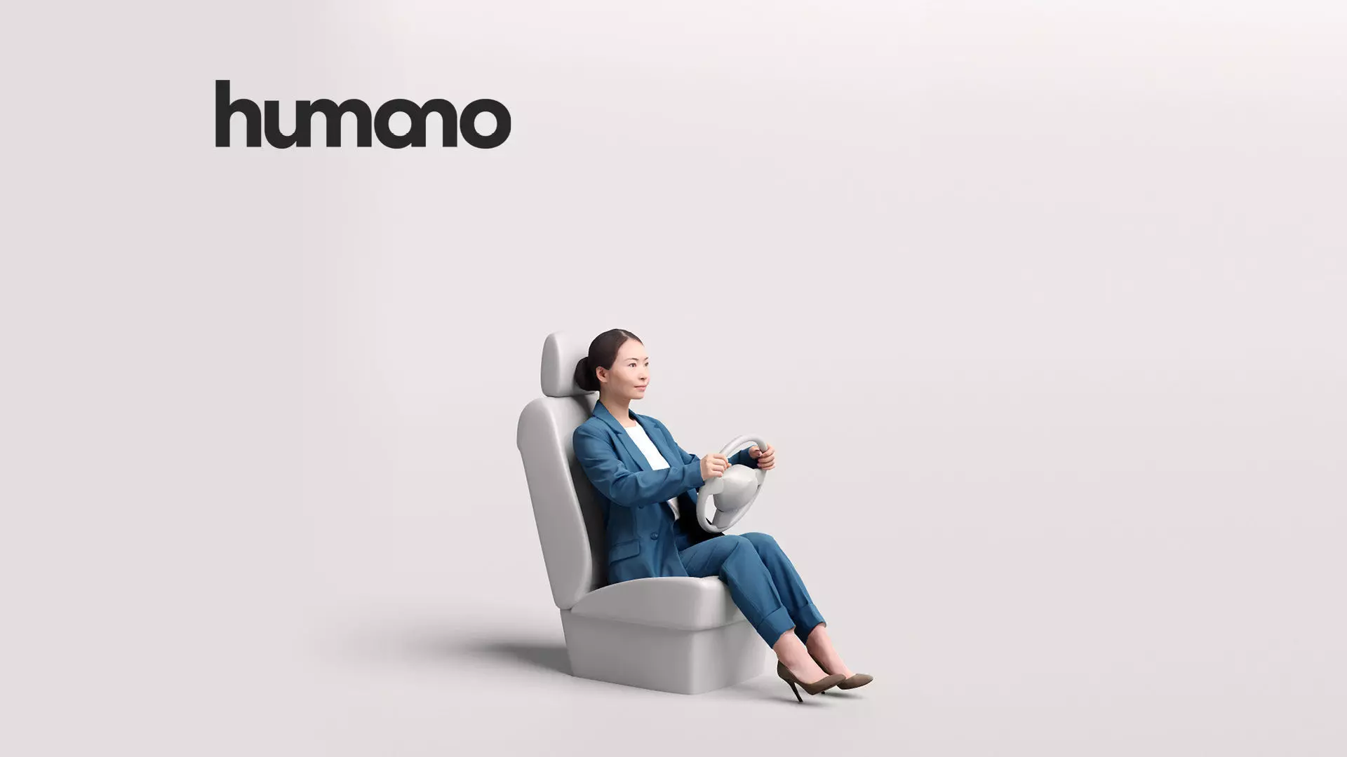 Humano Driving Woman 2011-5 3D model_0