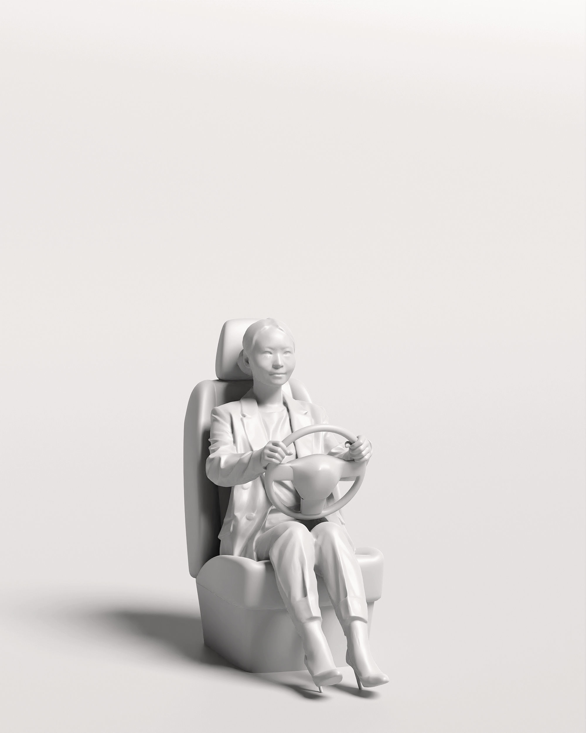 Humano Driving Woman 2011-5 3D model_24