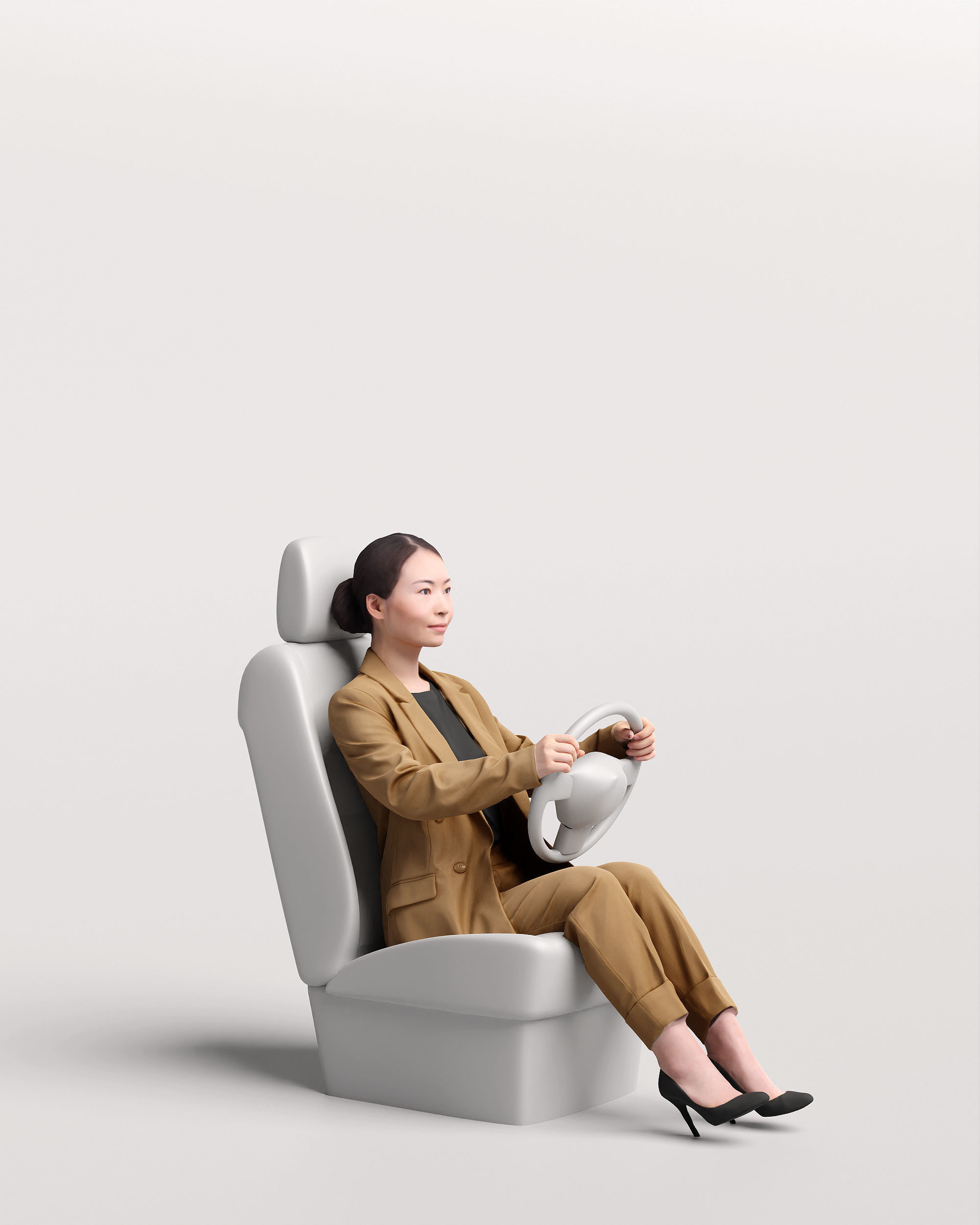 Humano Driving Woman 2011-5 3D model_17