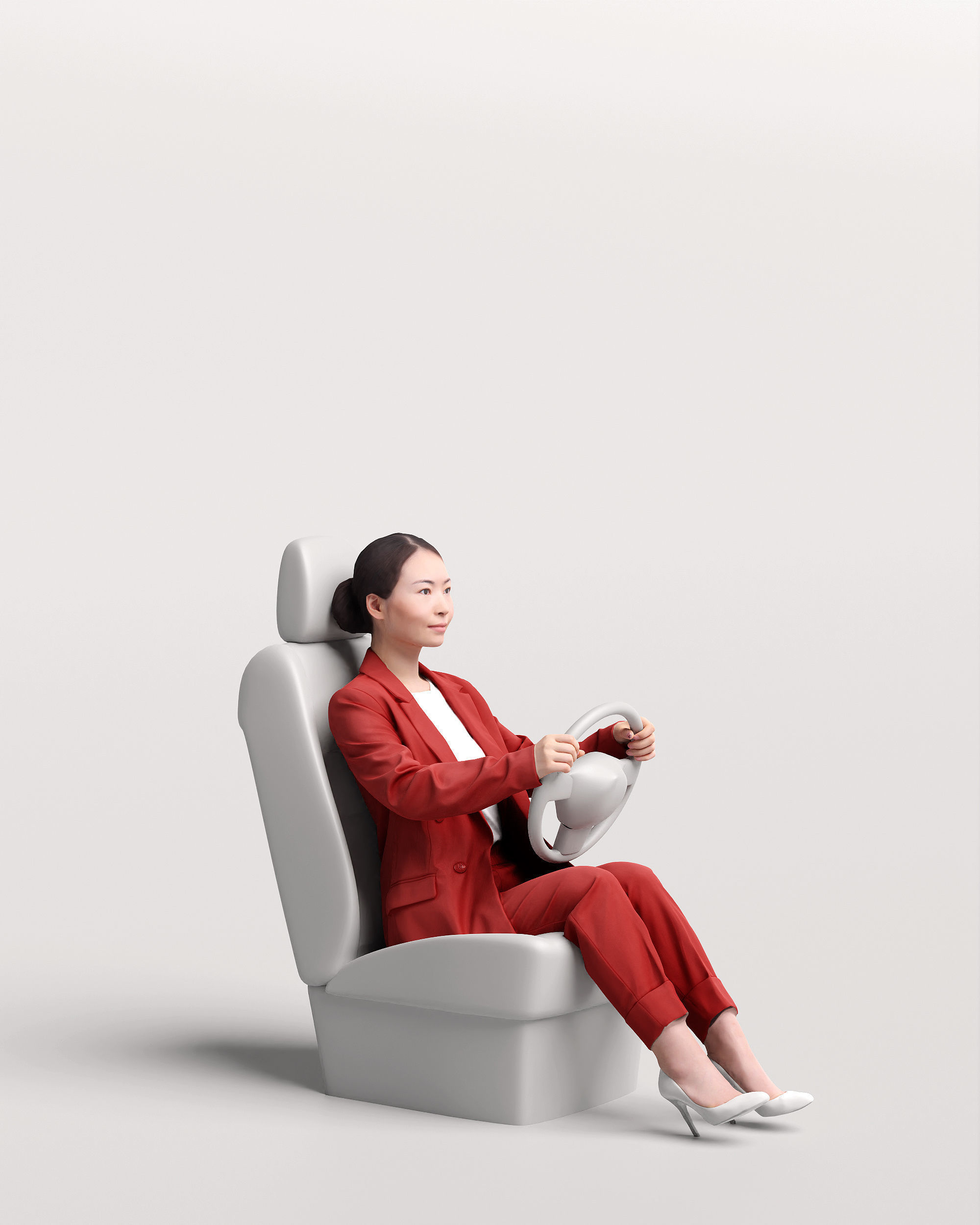 Humano Driving Woman 2011-5 3D model_13