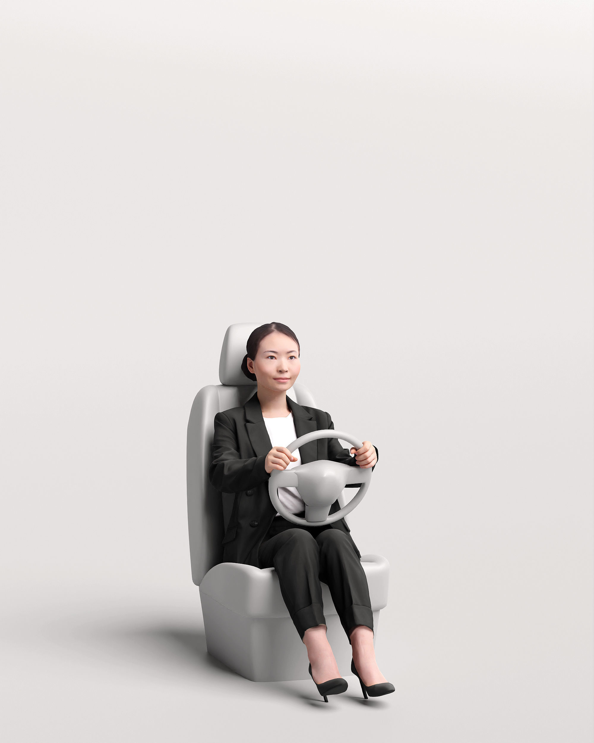 Humano Driving Woman 2011-5 3D model_20