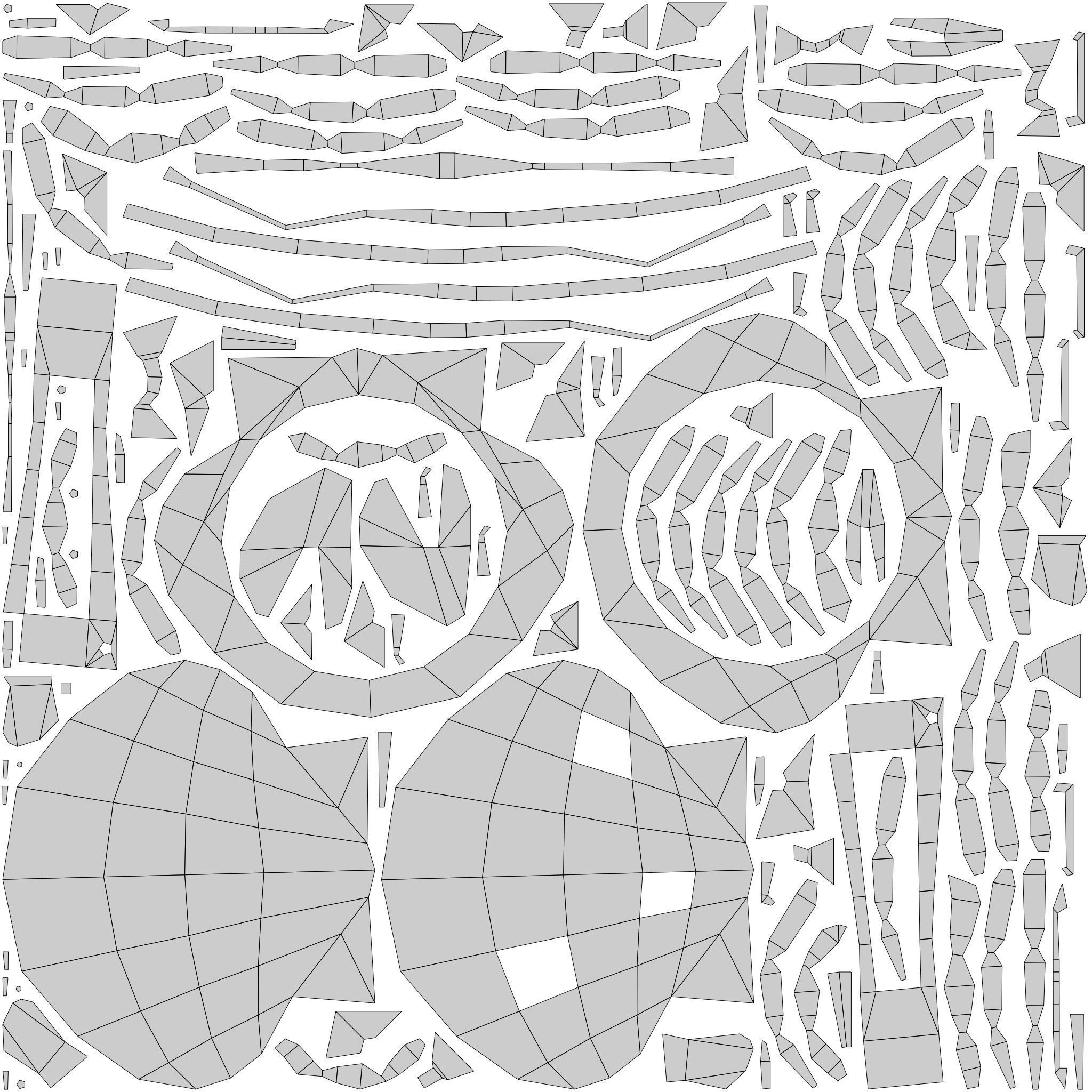 Crab in a seashell character low poly 3D model for games Low-poly 3D model_5