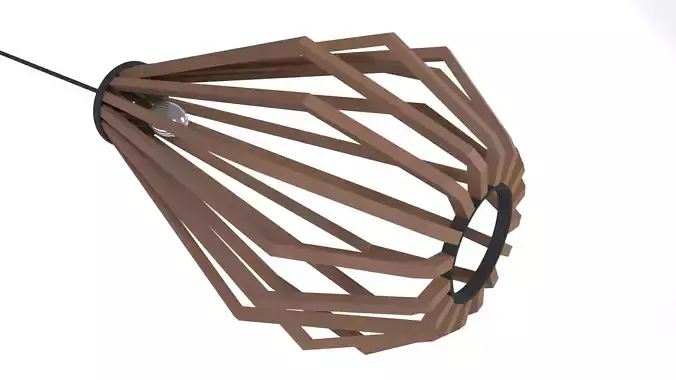 Wood Pendant Lamp Shade