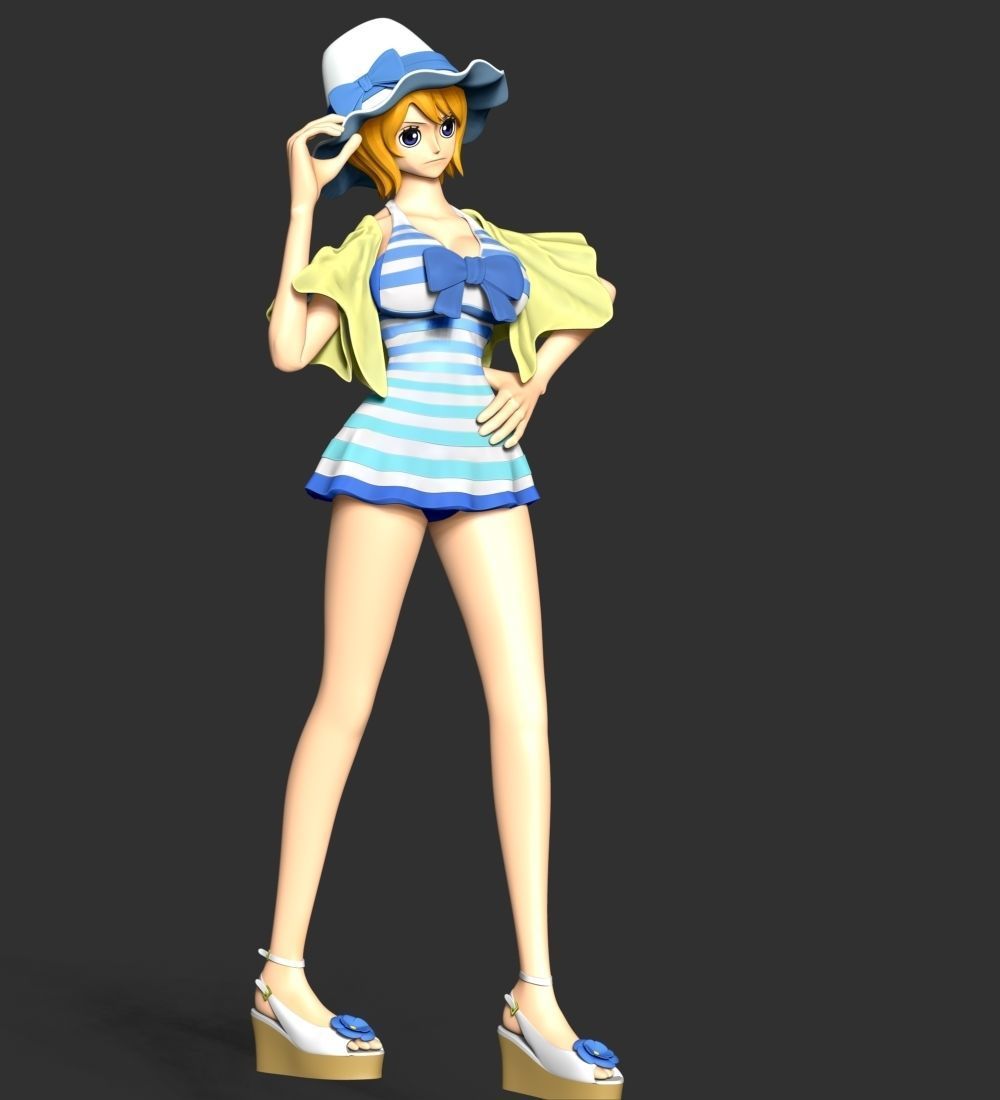 One Piece - Koala Swimsuit 3D print model_11