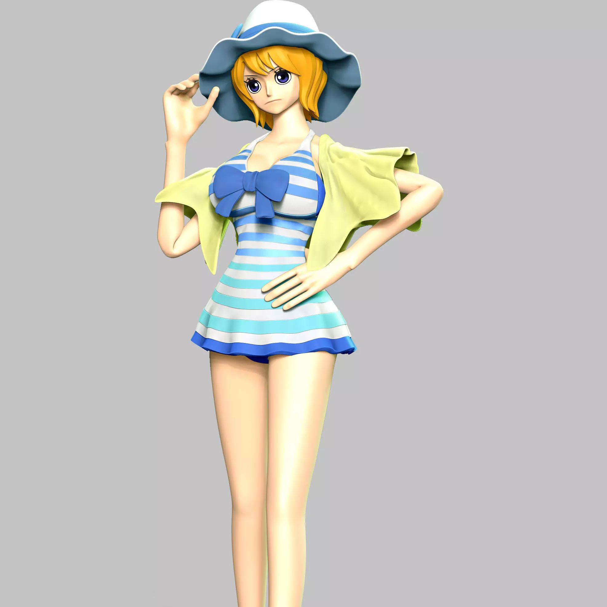 One Piece - Koala Swimsuit 3D print model_0