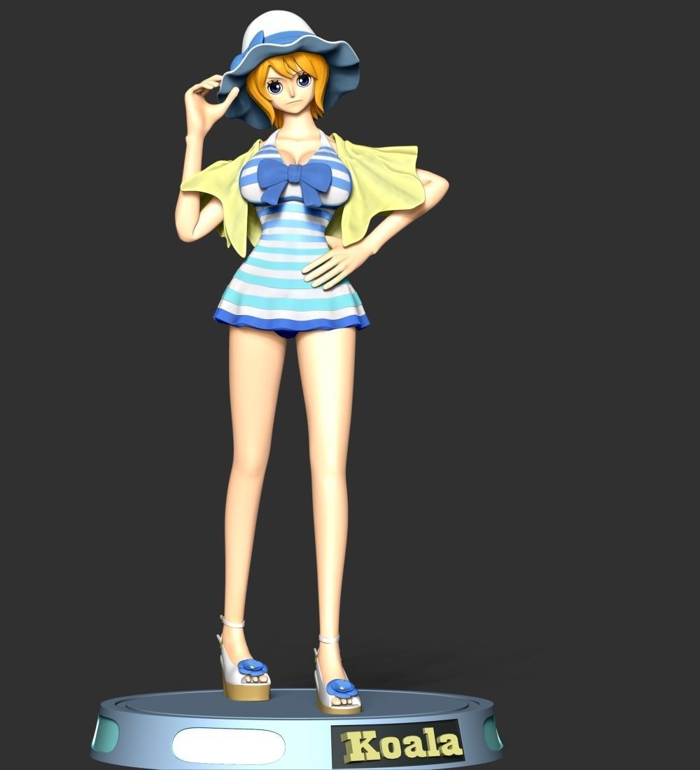 One Piece - Koala Swimsuit 3D print model_1