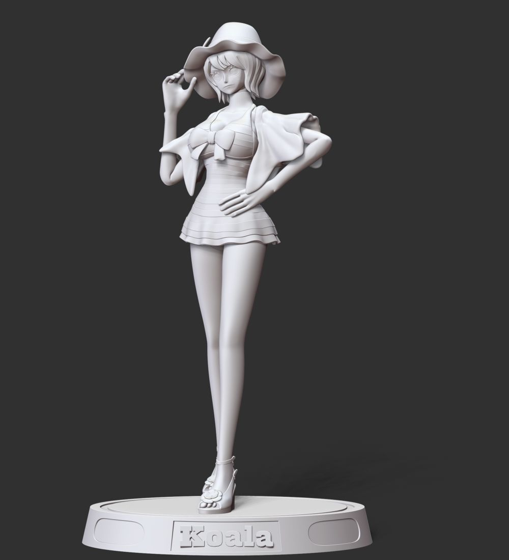 One Piece - Koala Swimsuit 3D print model_5