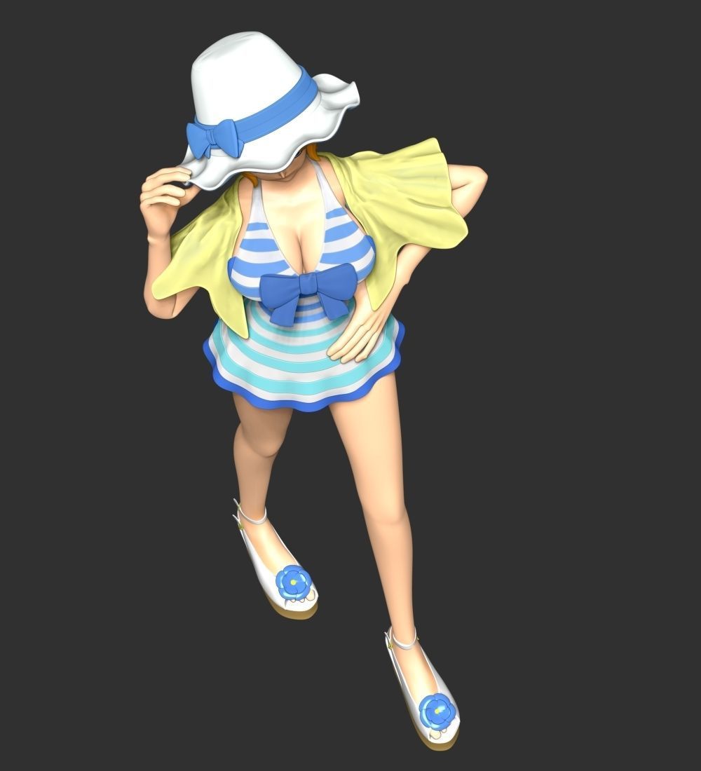 One Piece - Koala Swimsuit 3D print model_9
