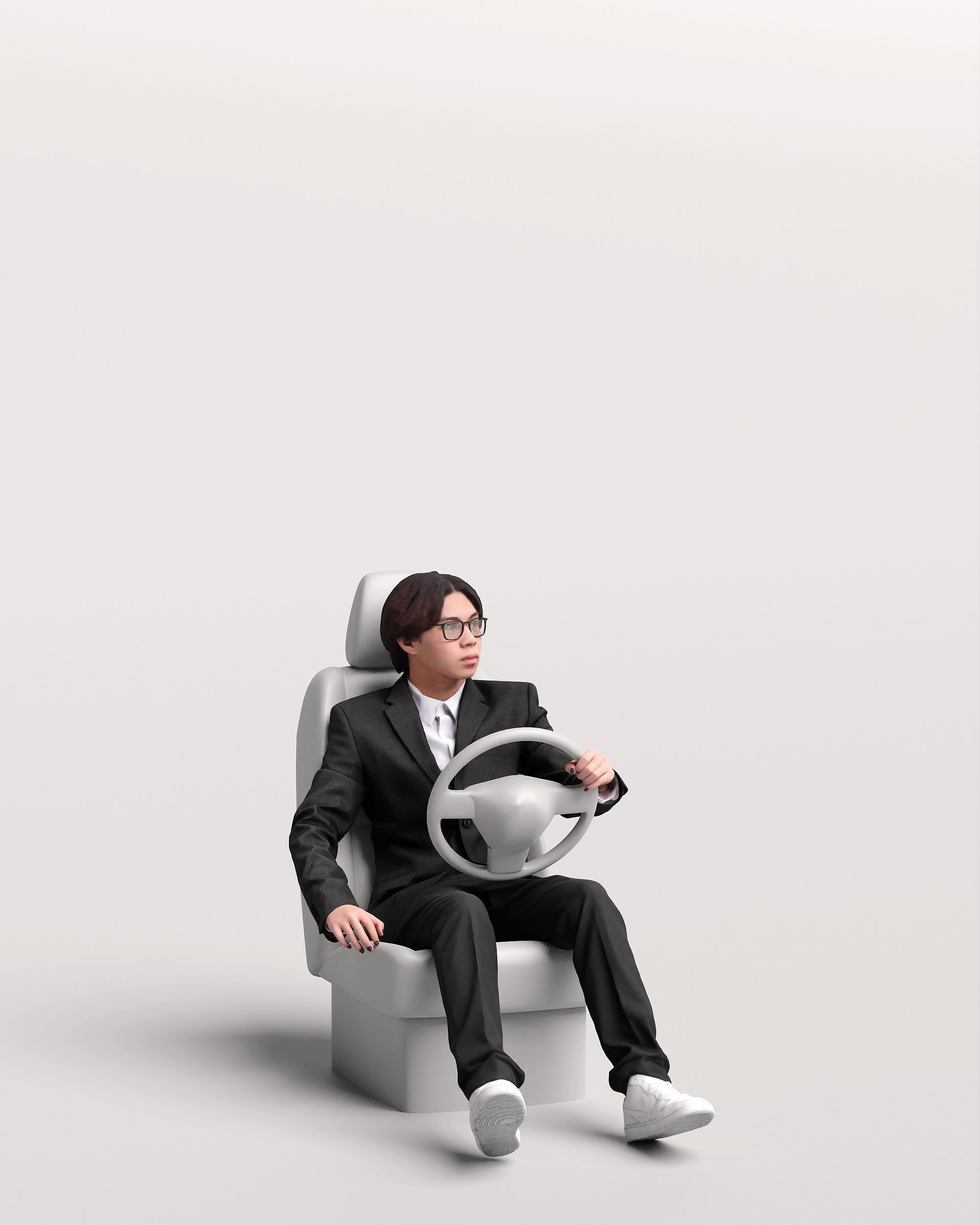 Humano Driving Man 2011-1 3D model_18