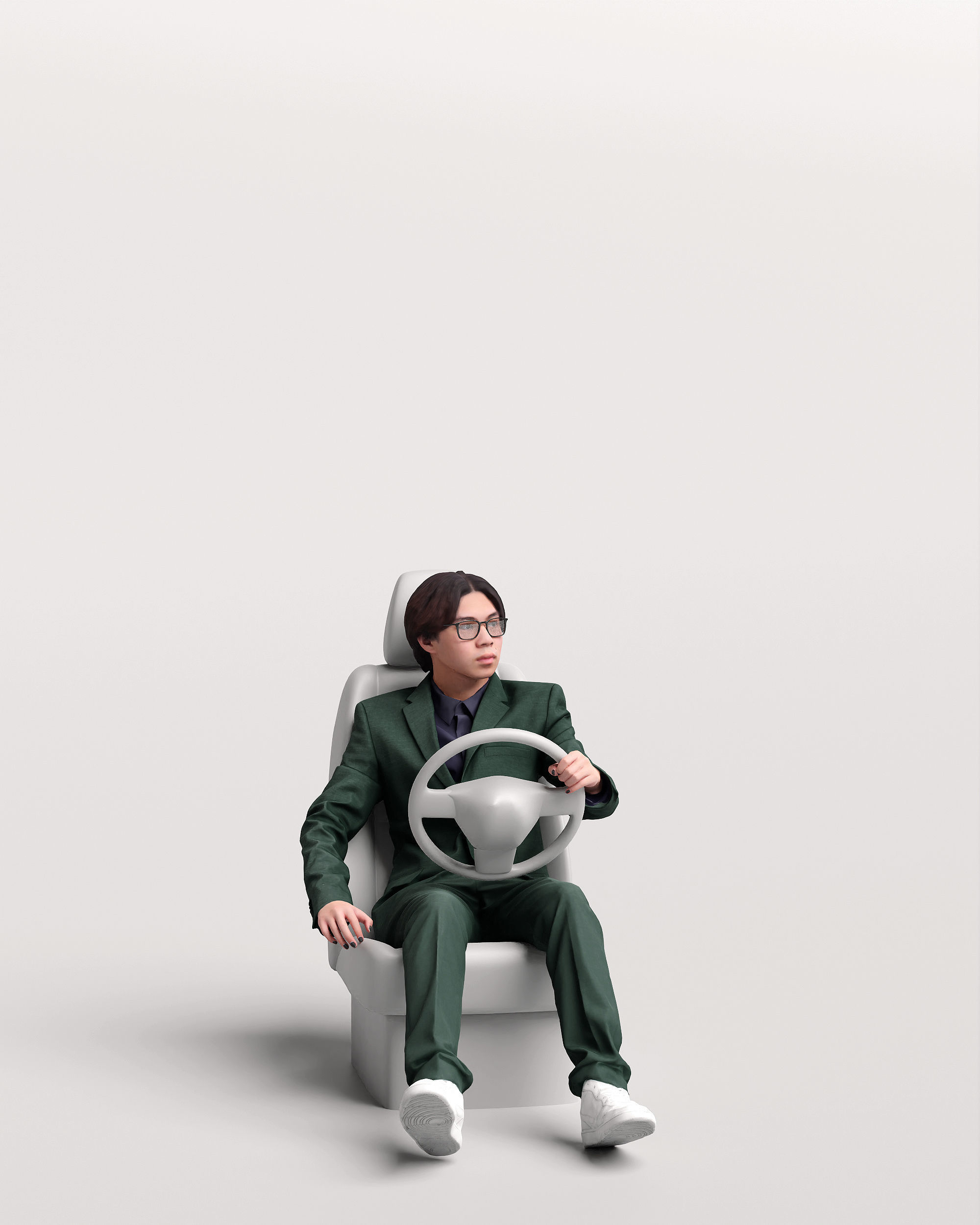 Humano Driving Man 2011-1 3D model_6