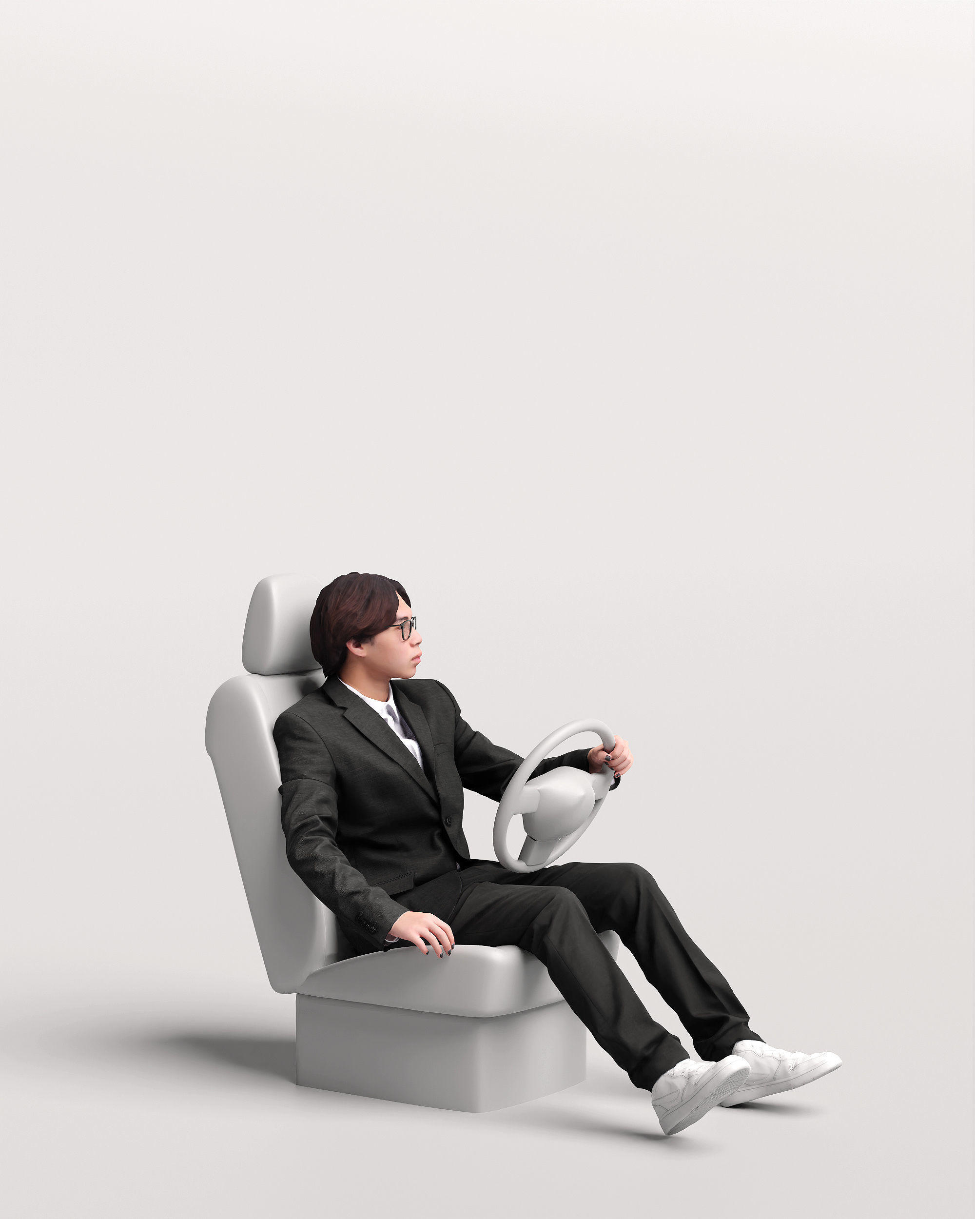 Humano Driving Man 2011-1 3D model_19