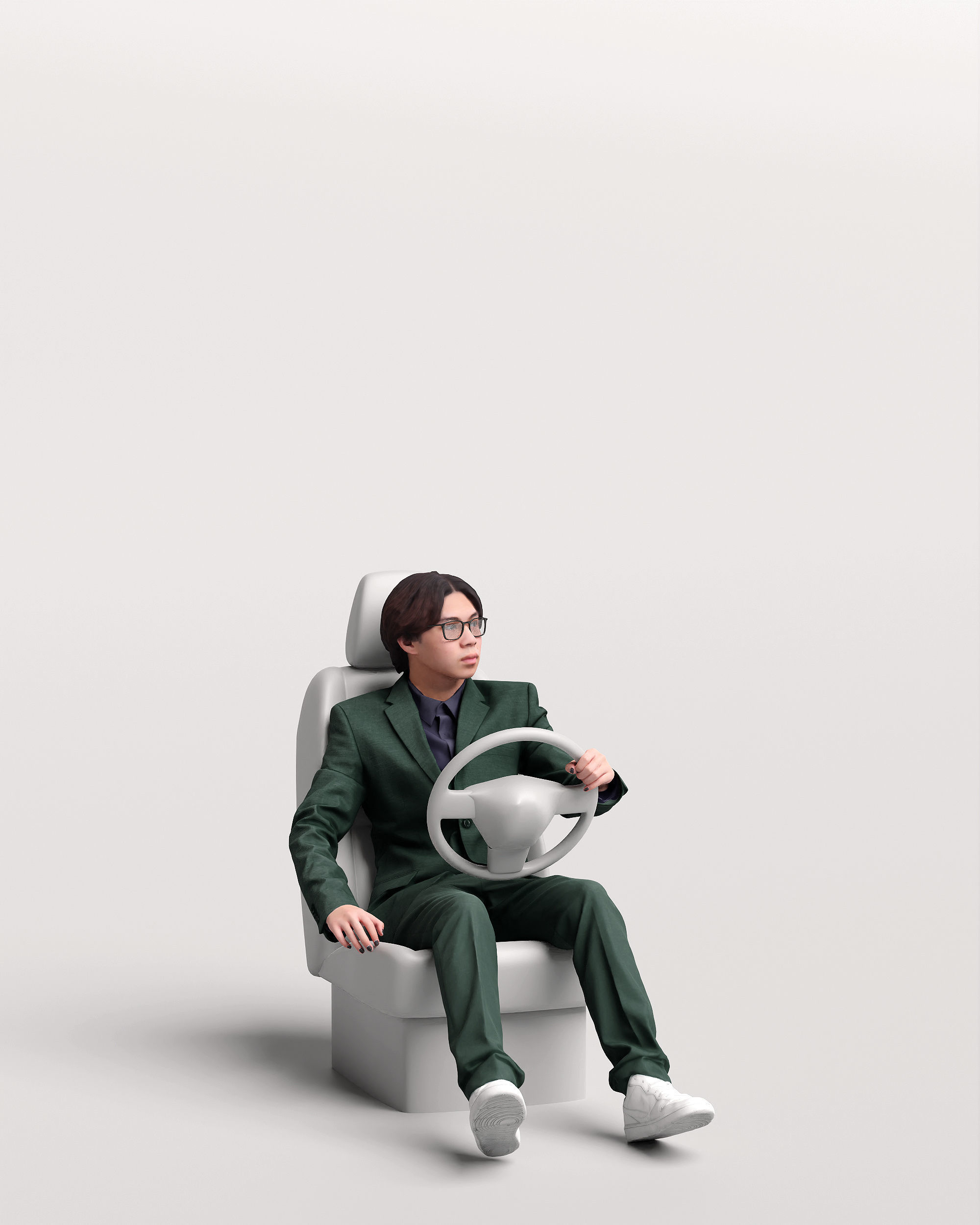 Humano Driving Man 2011-1 3D model_4