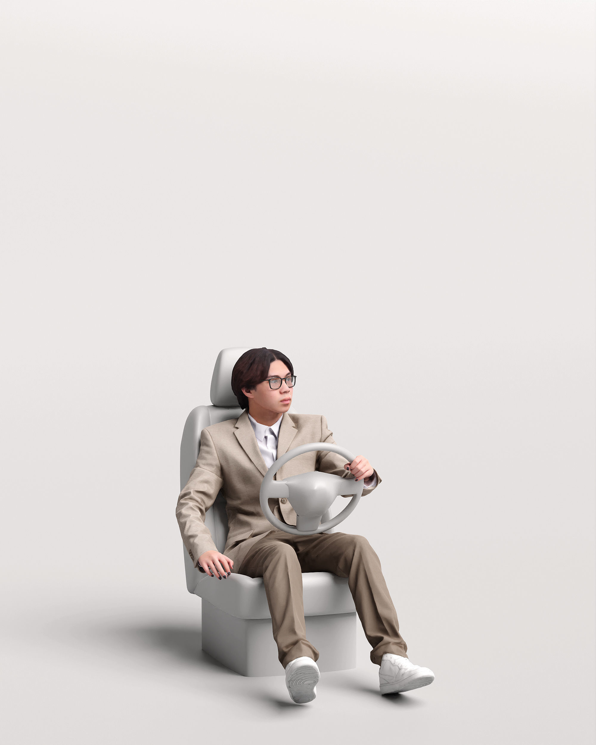 Humano Driving Man 2011-1 3D model_15