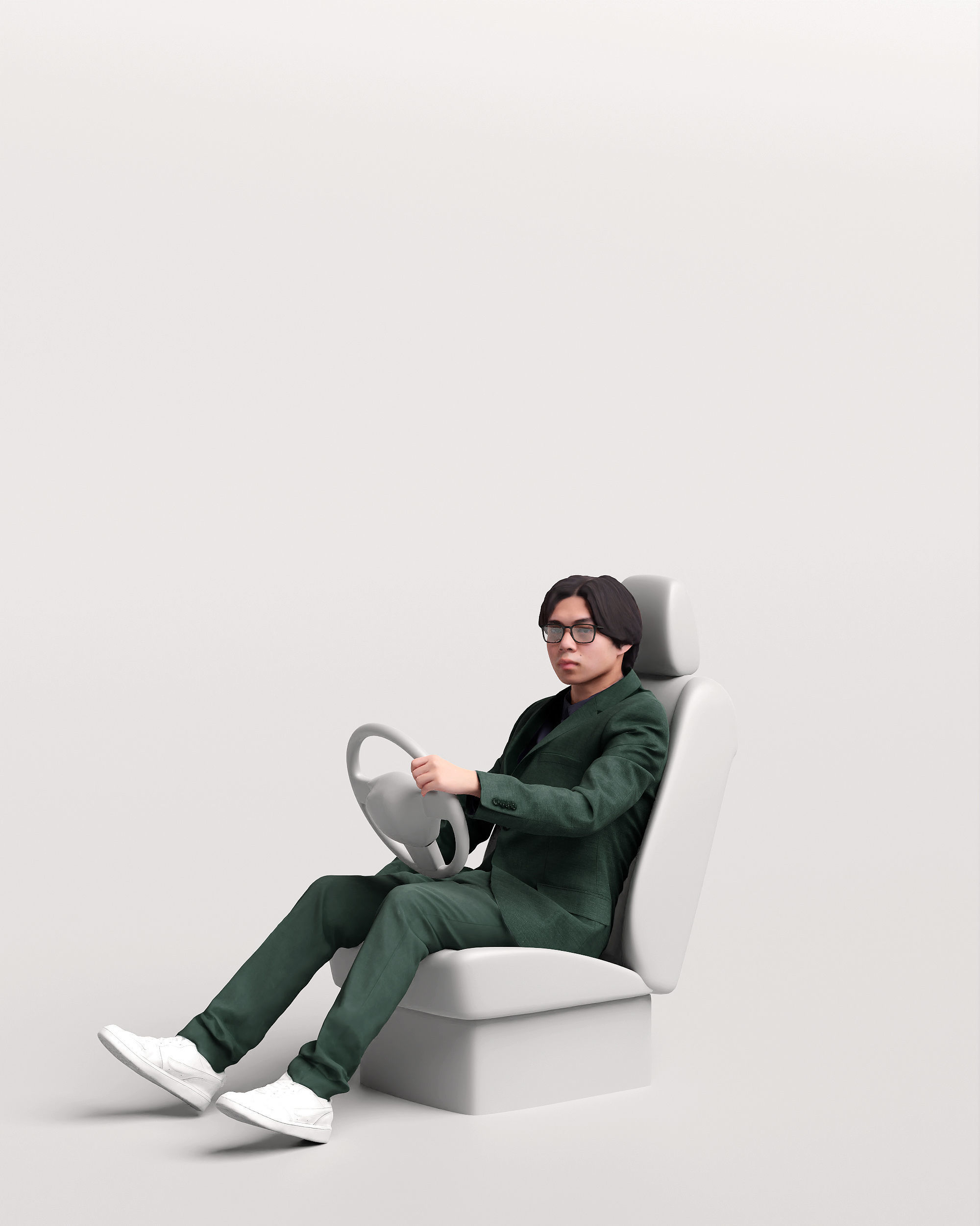 Humano Driving Man 2011-1 3D model_8