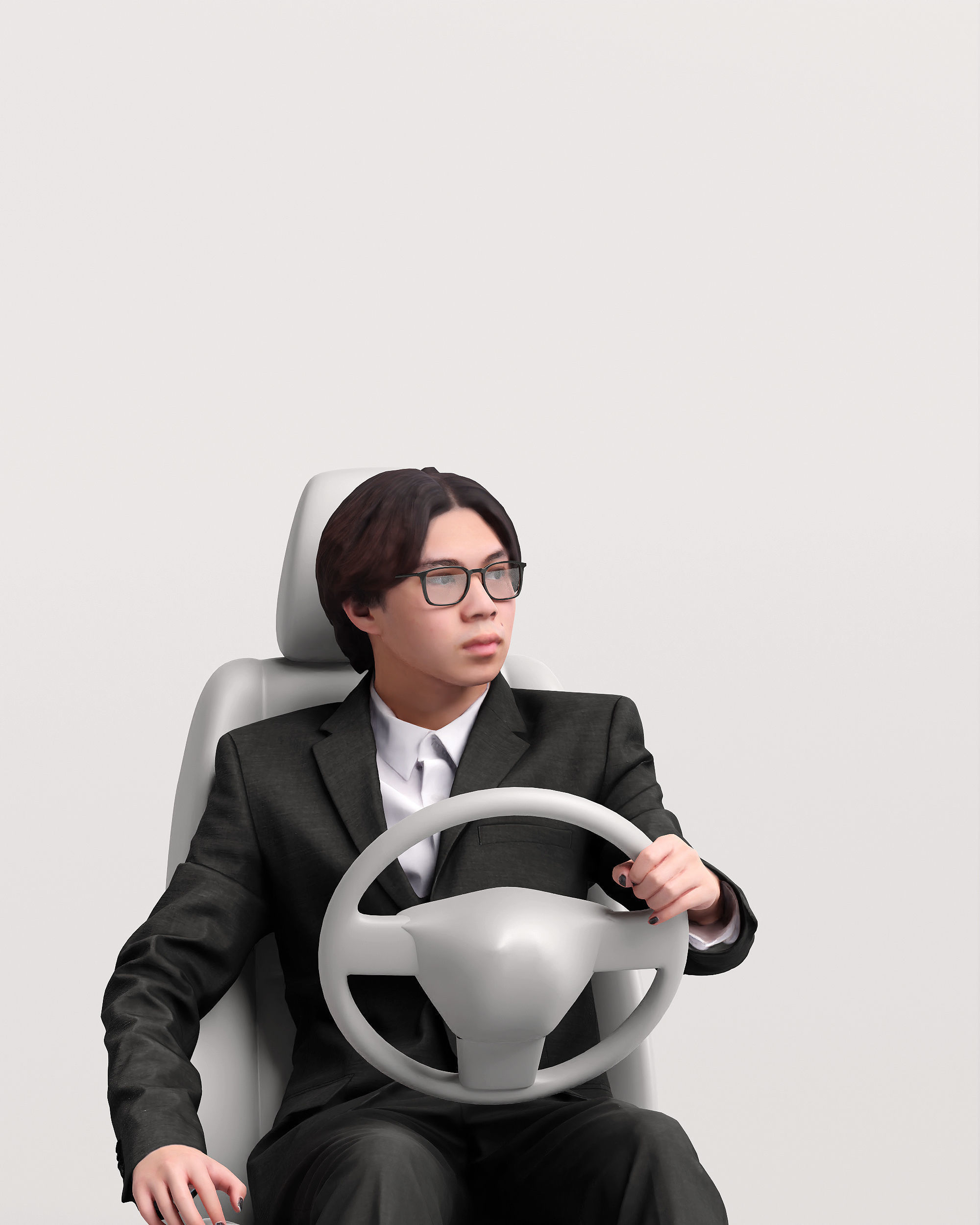 Humano Driving Man 2011-1 3D model_20