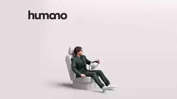 Humano Driving Man 2011-1 3D model