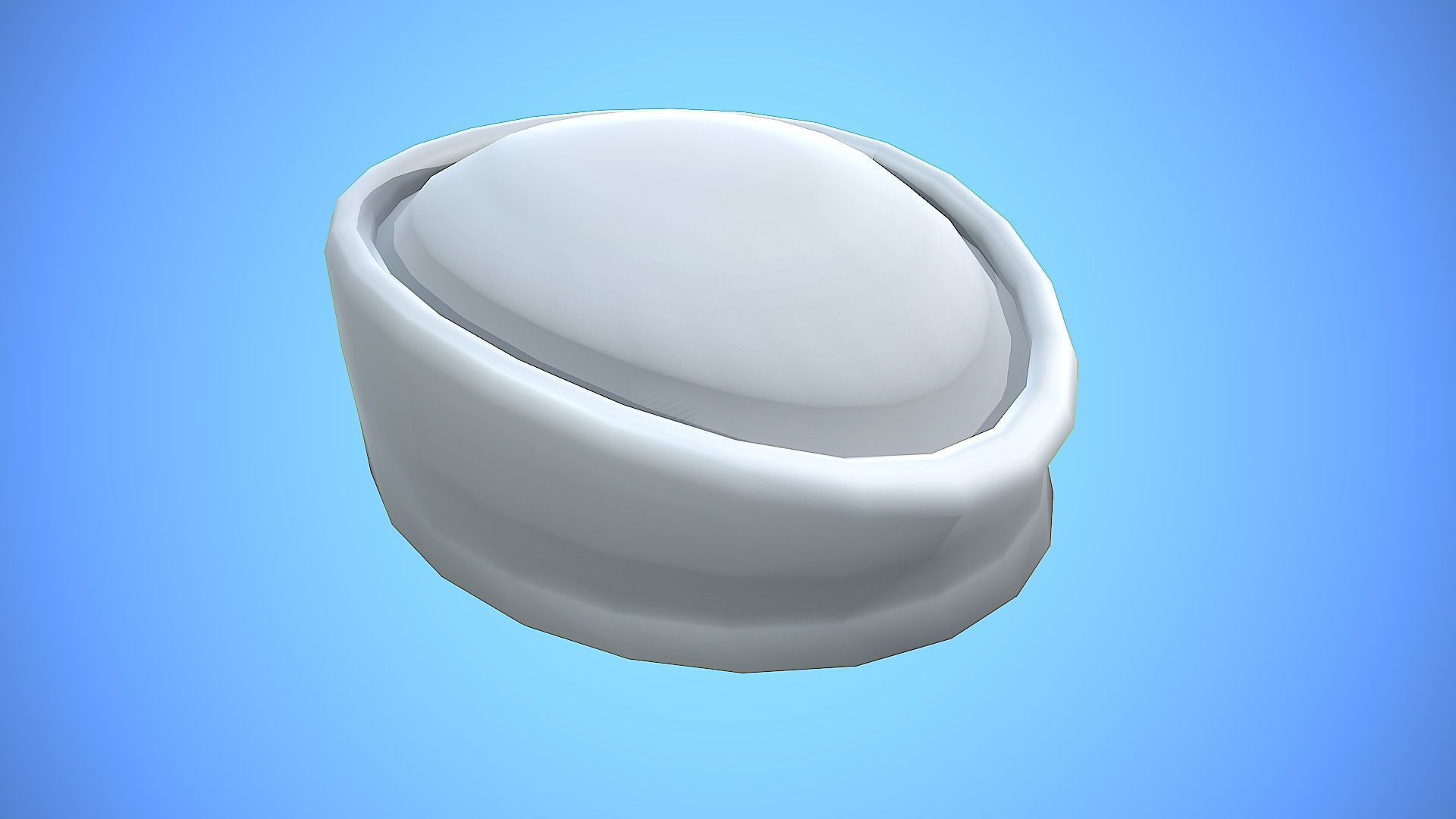 3D model PILLBOX HAT CARTOON STYLIZED VR / AR / low-poly | CGTrader