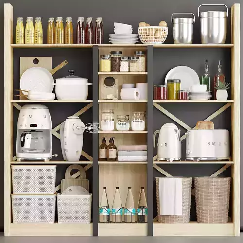 kitchen accessories 001 3D model