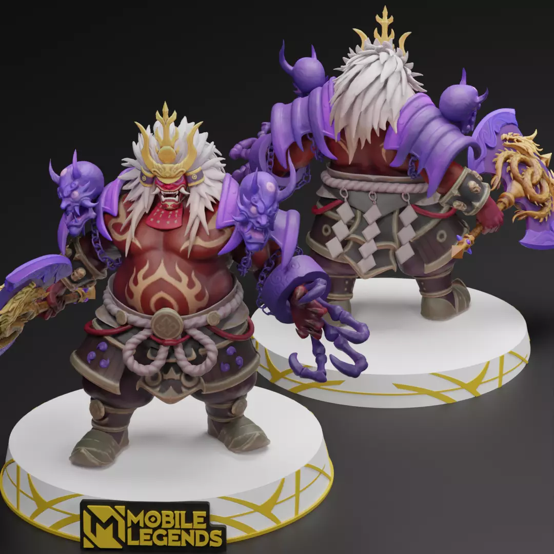 FRANCO KING OF HELL MOBILE LEGENDS 3D STL 3D print model_0