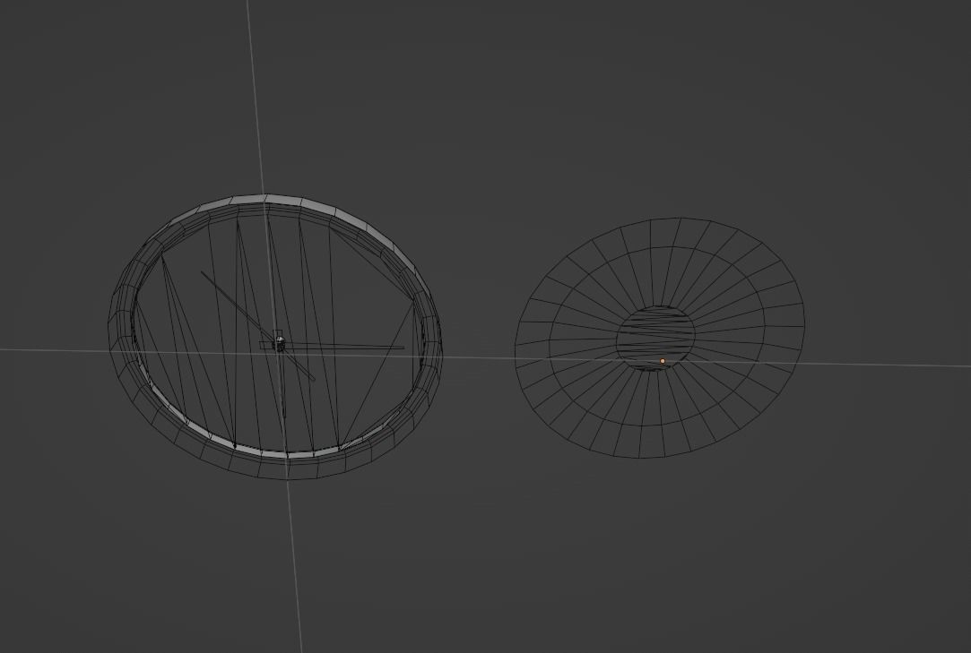 Clock wall  schoolroom HDRP Low-poly 3D model_15