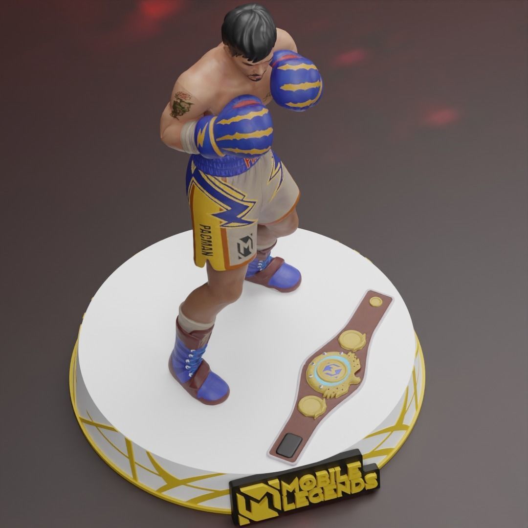 MANNY PACQUIAO SKIN PAQUITO  MOBILE LEGENDS 3D STL 3D print model_1