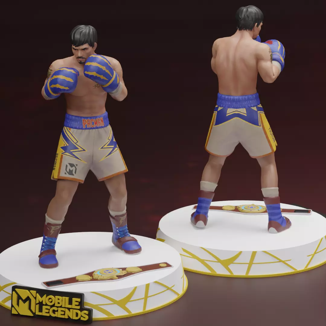 MANNY PACQUIAO SKIN PAQUITO  MOBILE LEGENDS 3D STL 3D print model_0