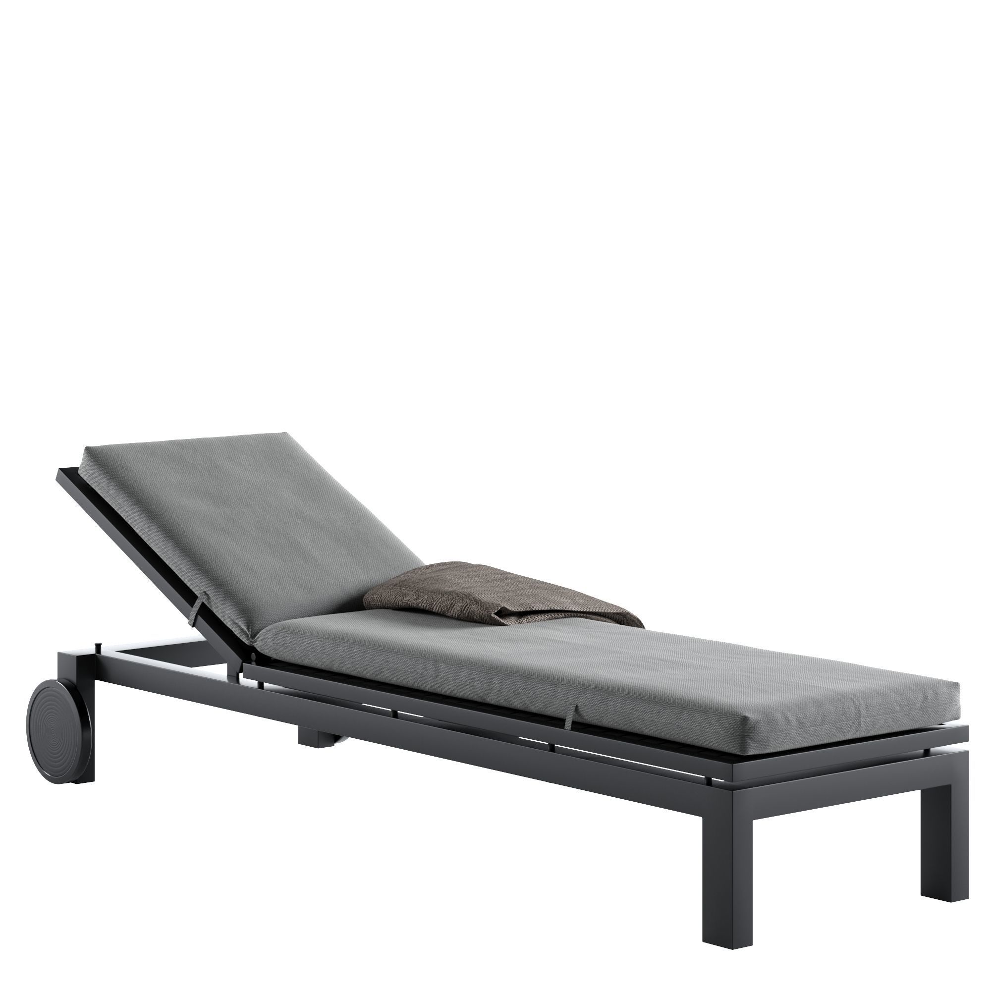 Chaise lounge Crate and Barrel Free 3D model_2