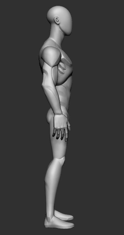 Basemesh Stylized 3D model_5