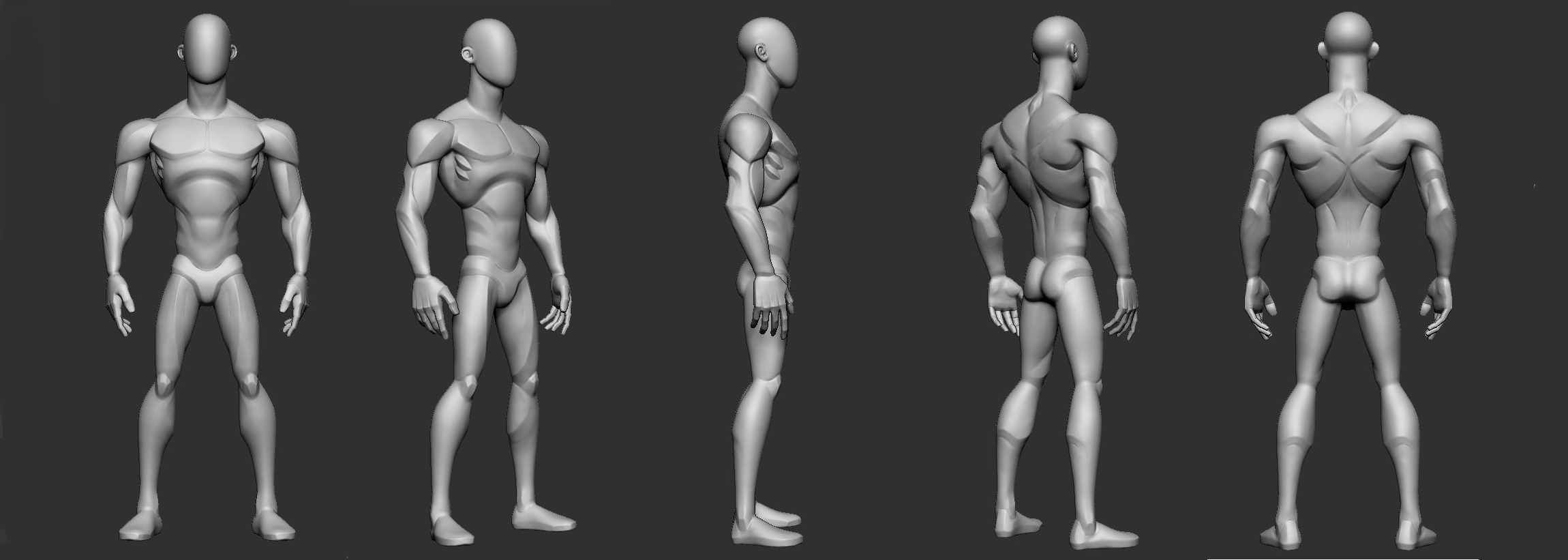 Basemesh Stylized 3D model_2