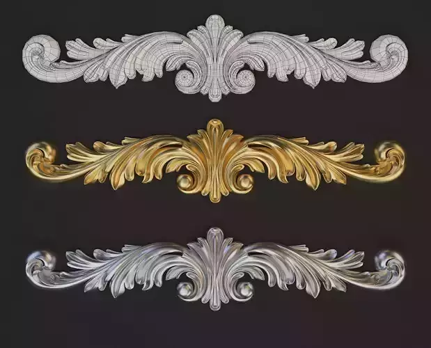 Corona decor for cnc